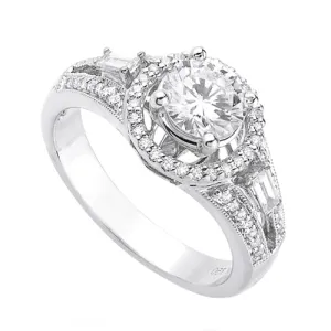 1.20ct 14K or 18K White Gold Diamond Ring