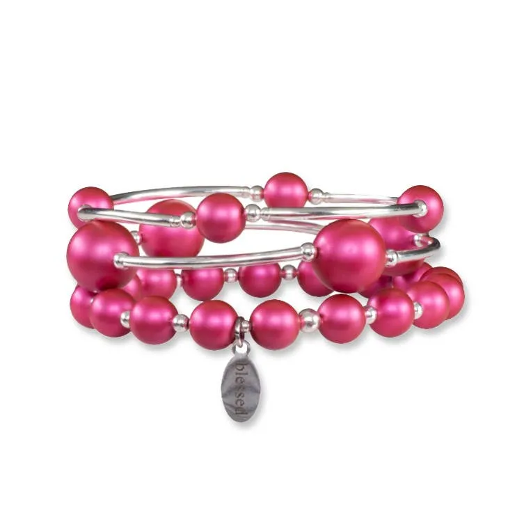 12mm Mulberry Pearl Blessing Bracelet: S