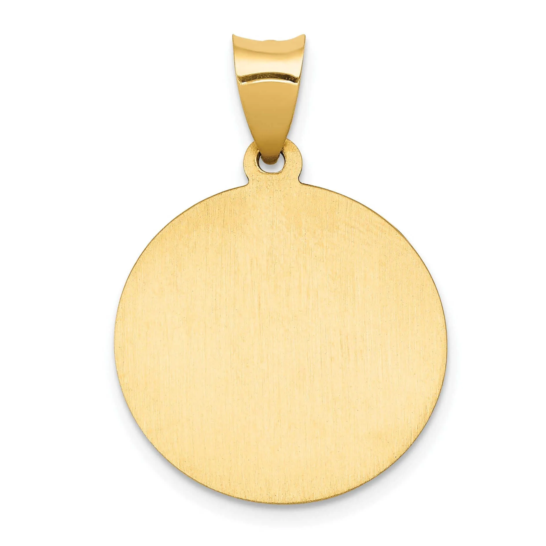 14 Yellow Gold Saint John Baptist Medal Pendant