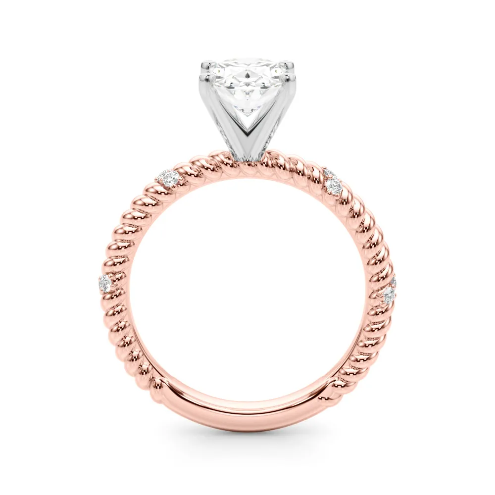 14K Engagement Ring Solitaire