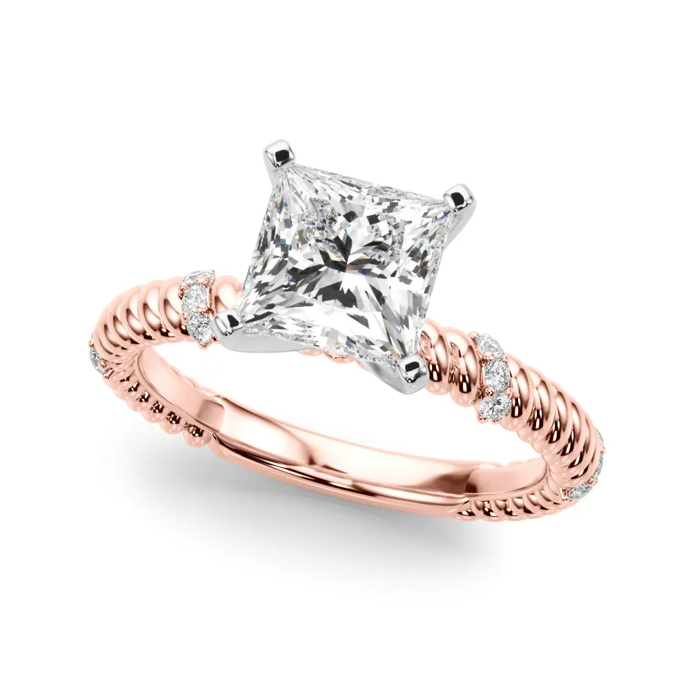 14K Engagement Ring Solitaire
