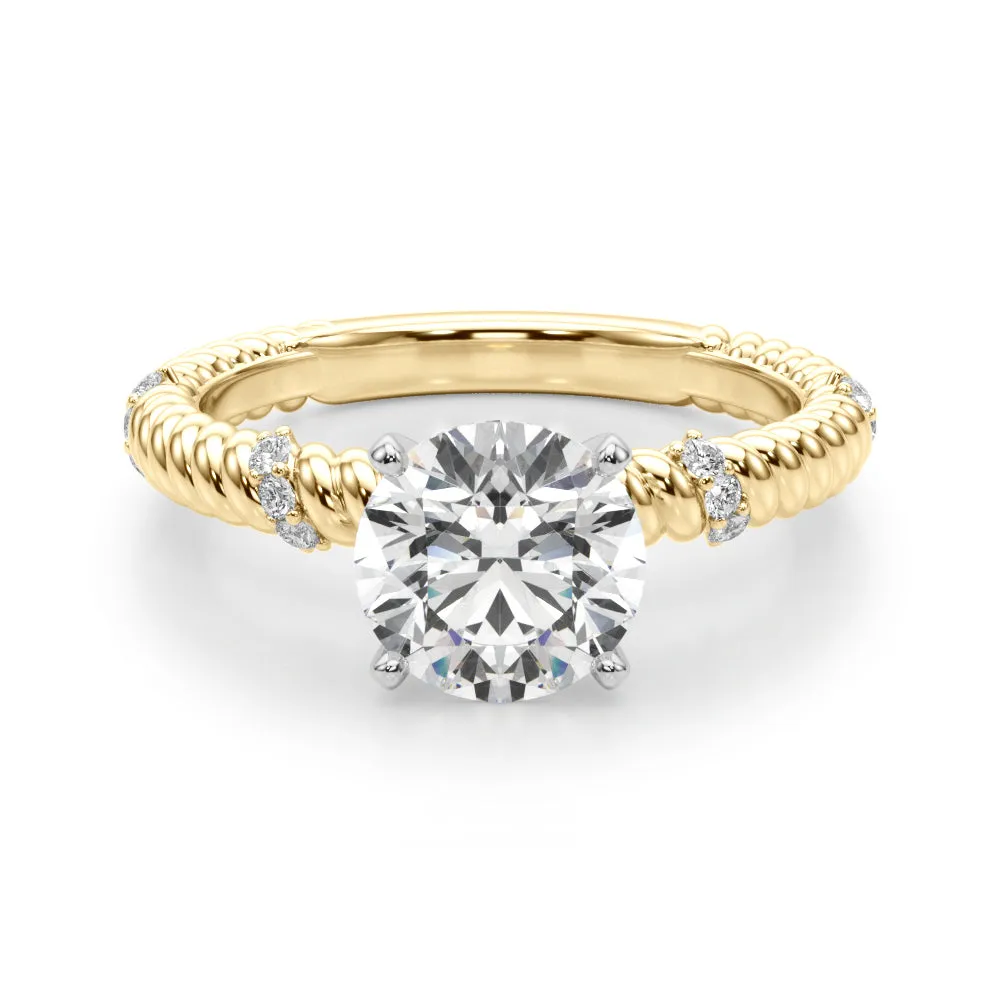 14K Engagement Ring Solitaire