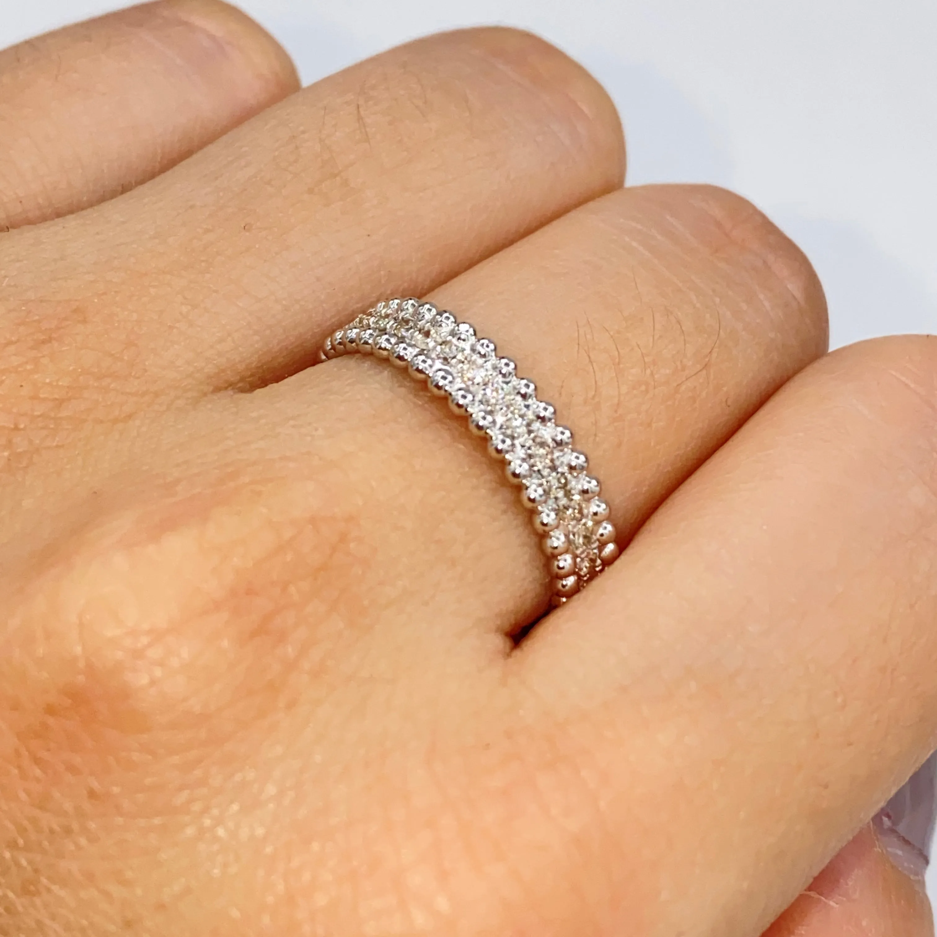 14K Royal Diamond Band Ring