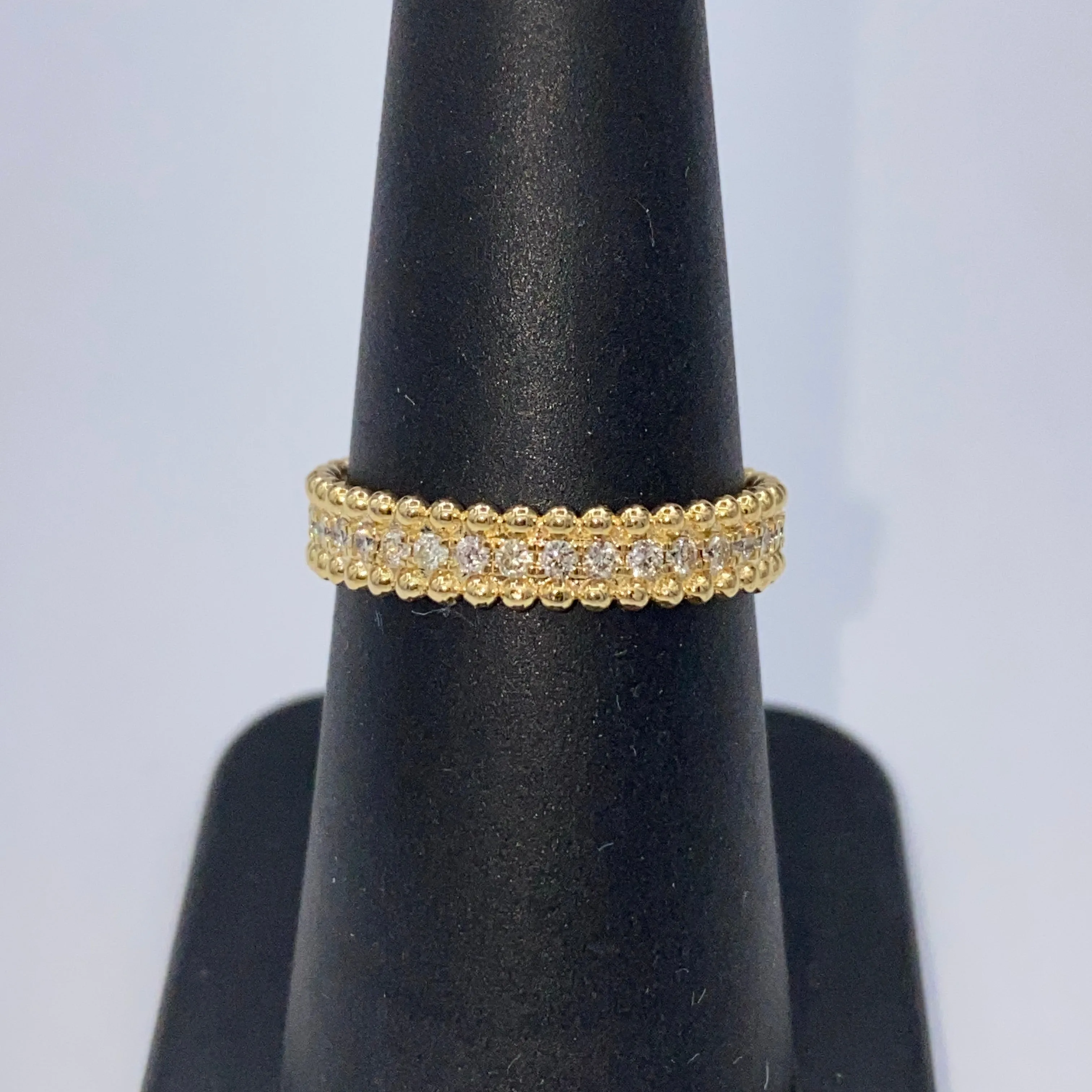 14K Royal Diamond Band Ring