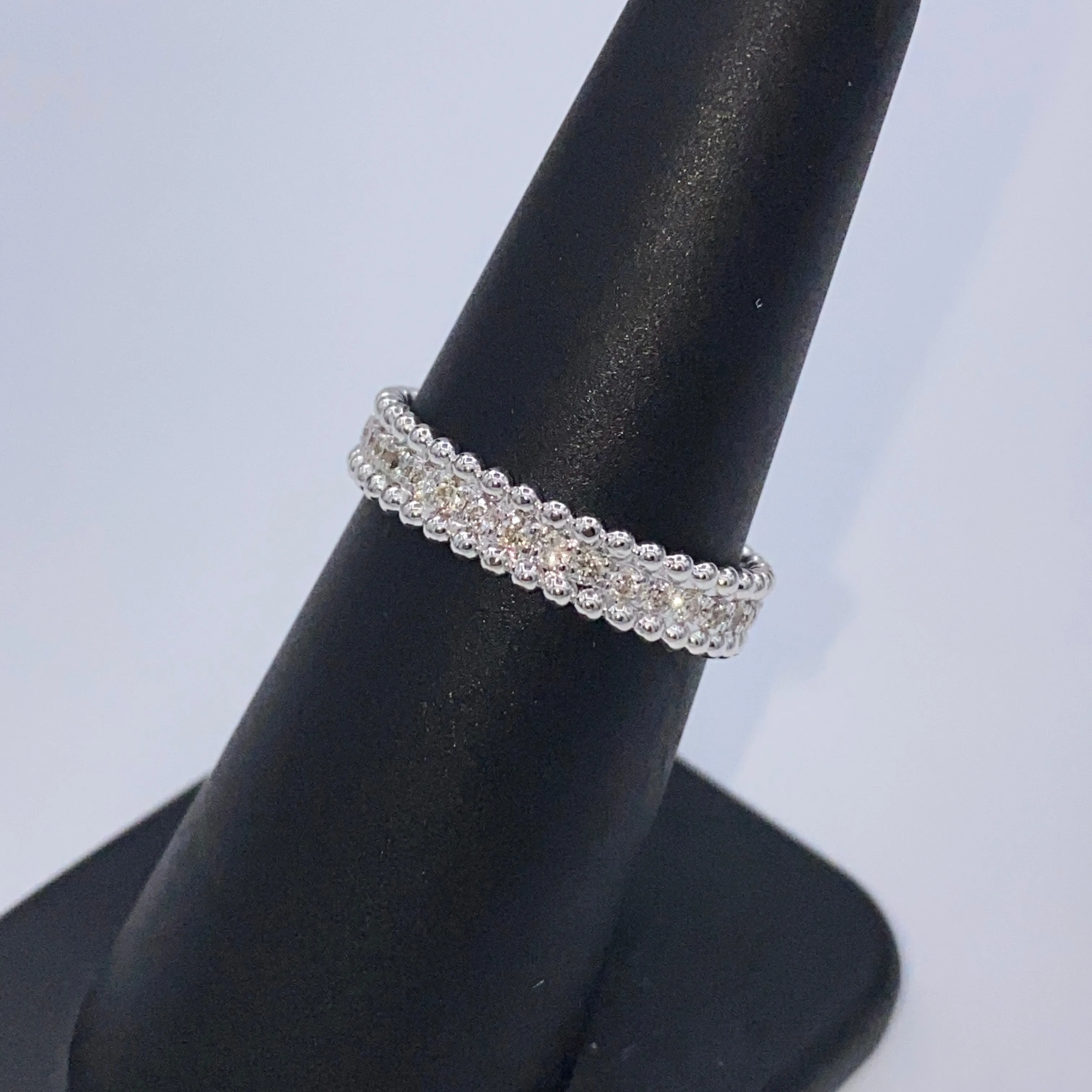 14K Royal Diamond Band Ring