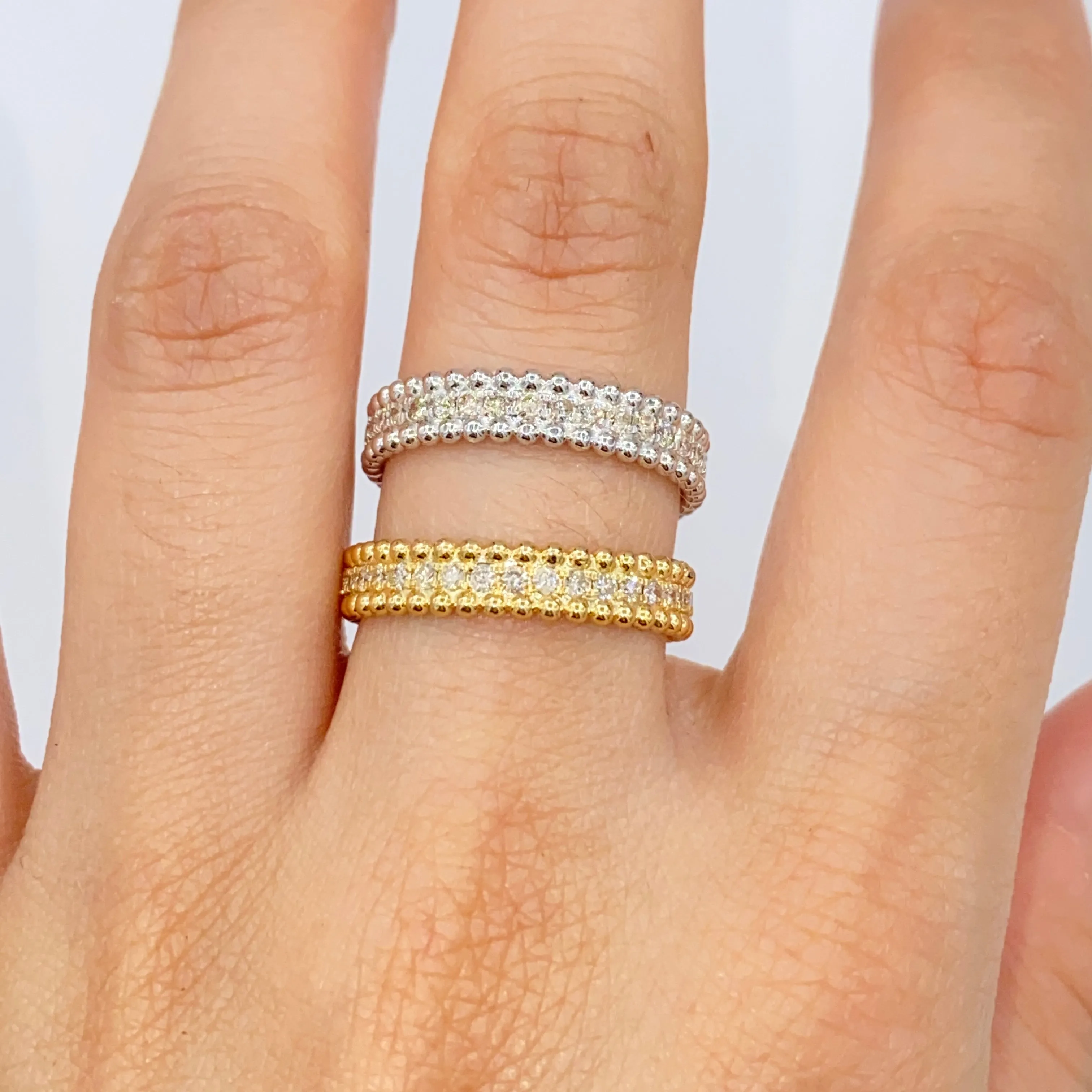 14K Royal Diamond Band Ring