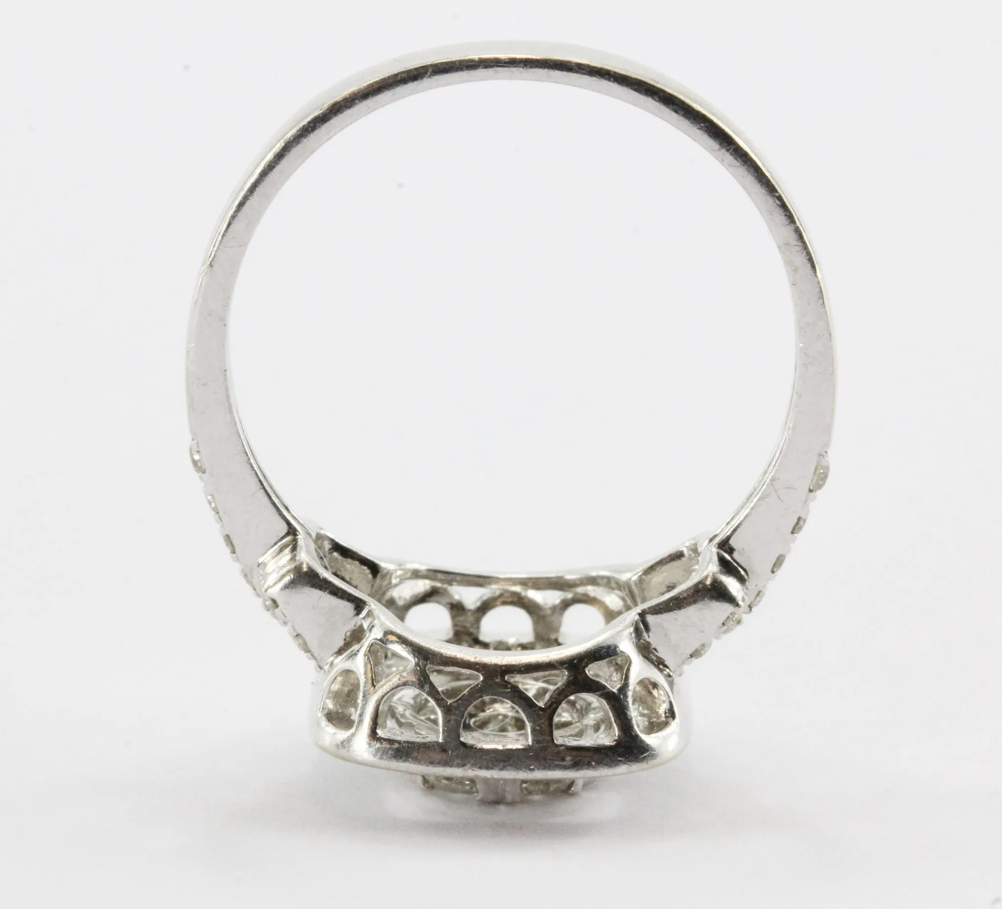 14K White Gold .55 CTW Diamond Engagement Ring