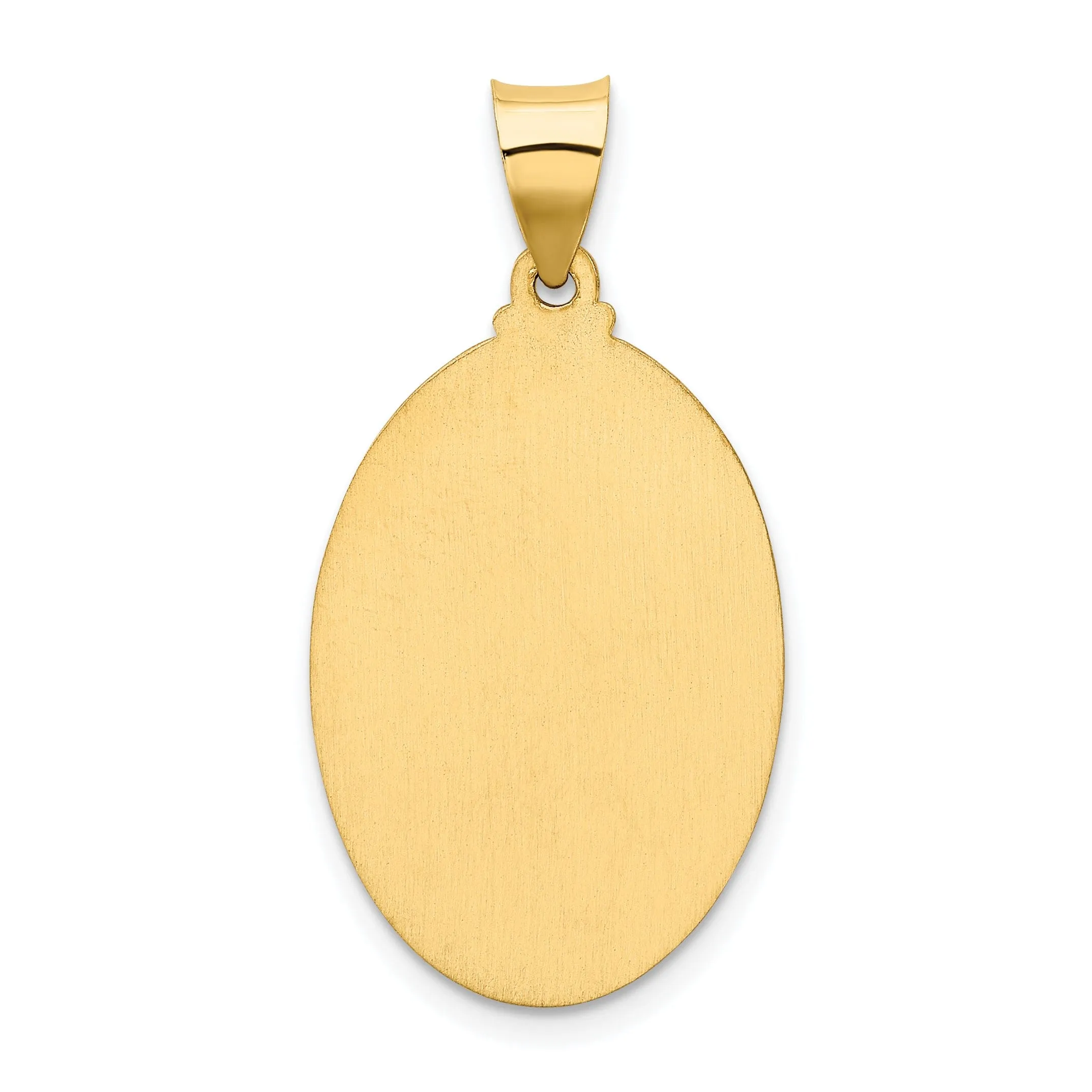 14k Yellow Gold Lady of Guadalupe Medal