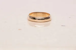 14k Yellow Gold Wedding Band Size 6
