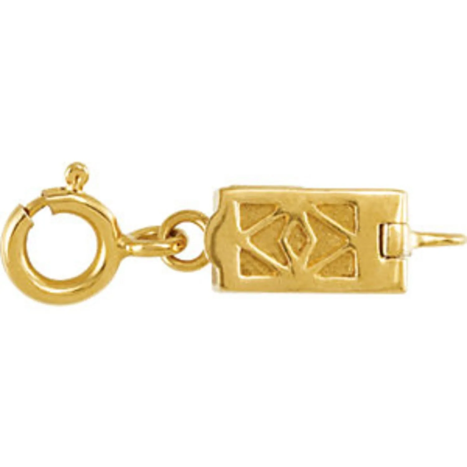 14KT Yellow Gold-Plated Filigree Magnetic Clasp Converter