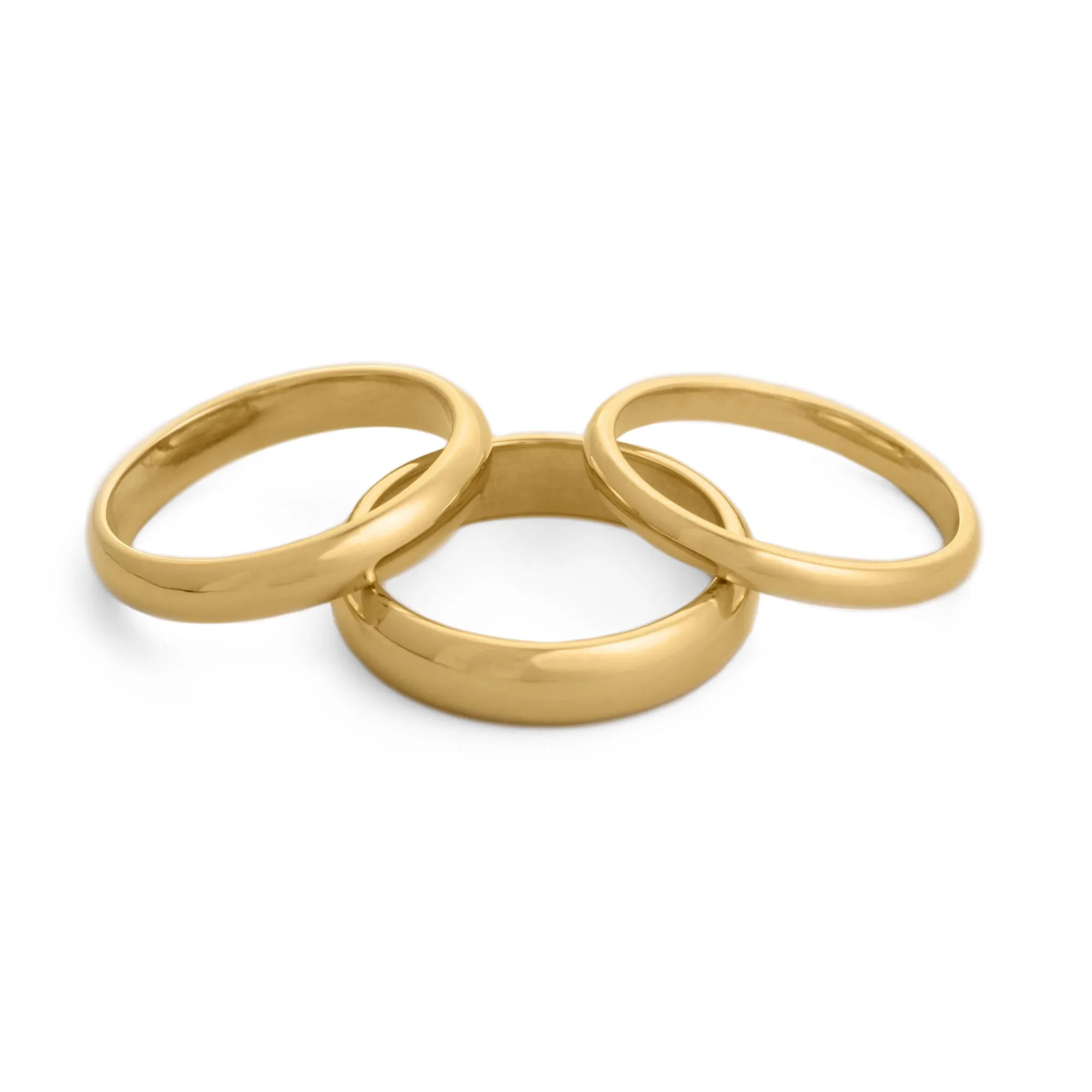 18K Gold 3mm Comfort Fit Wedding Ring