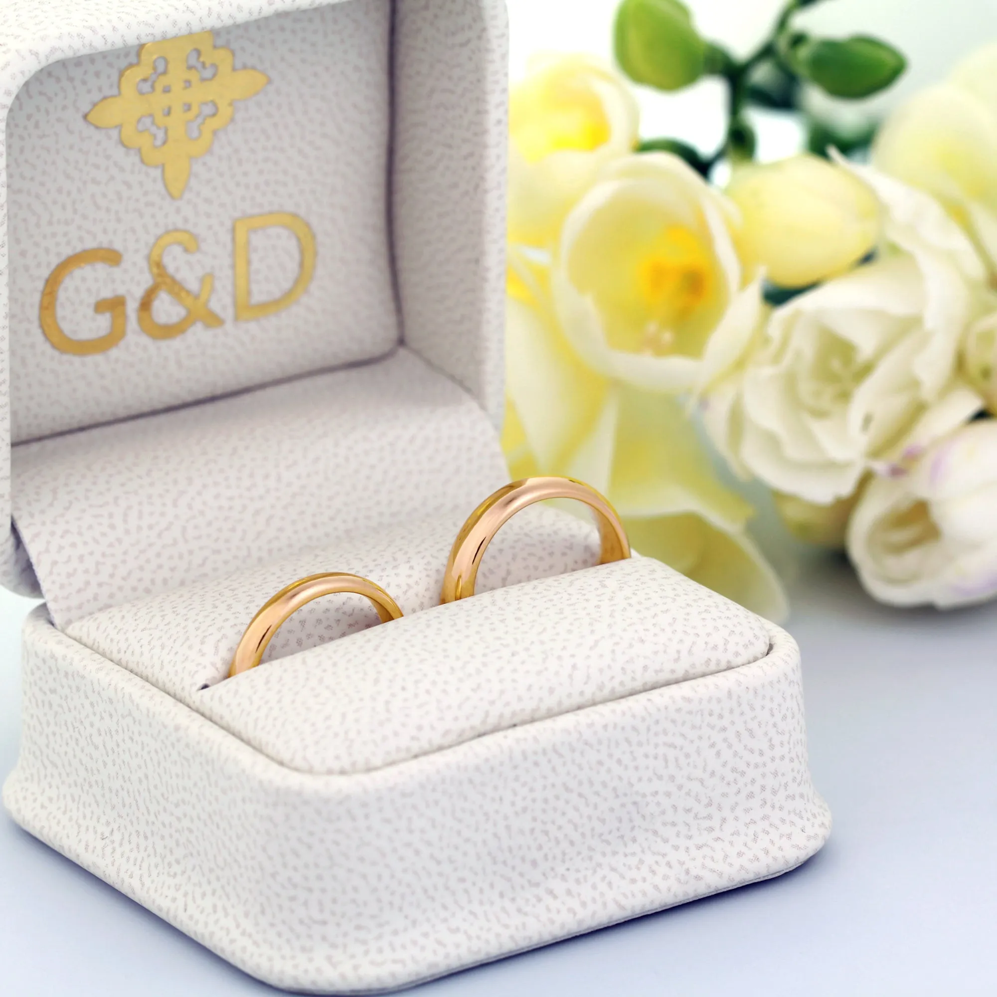 18K Gold 3mm Comfort Fit Wedding Ring