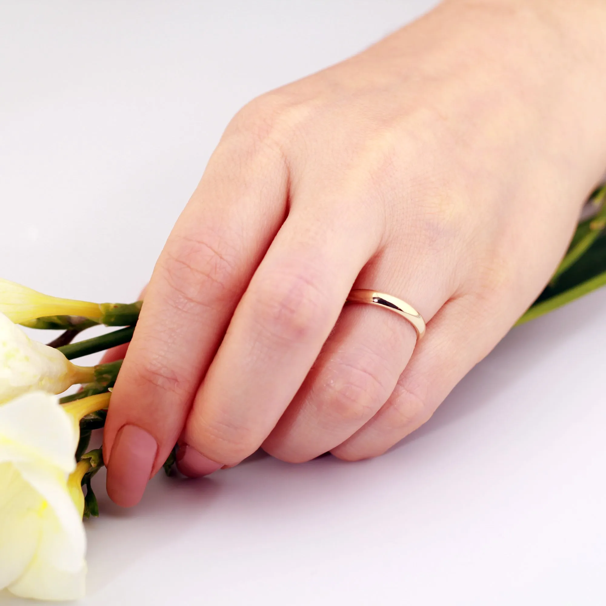 18K Gold 3mm Comfort Fit Wedding Ring