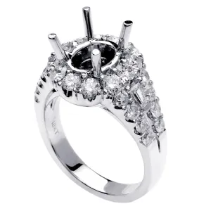 1.90ct 14K or 18K White Gold Diamond Ring