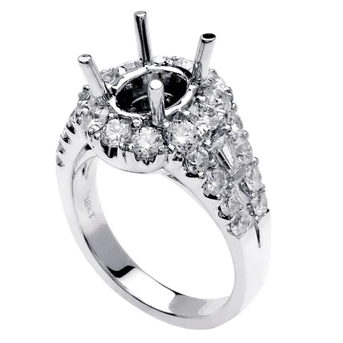 1.90ct 14K or 18K White Gold Diamond Ring