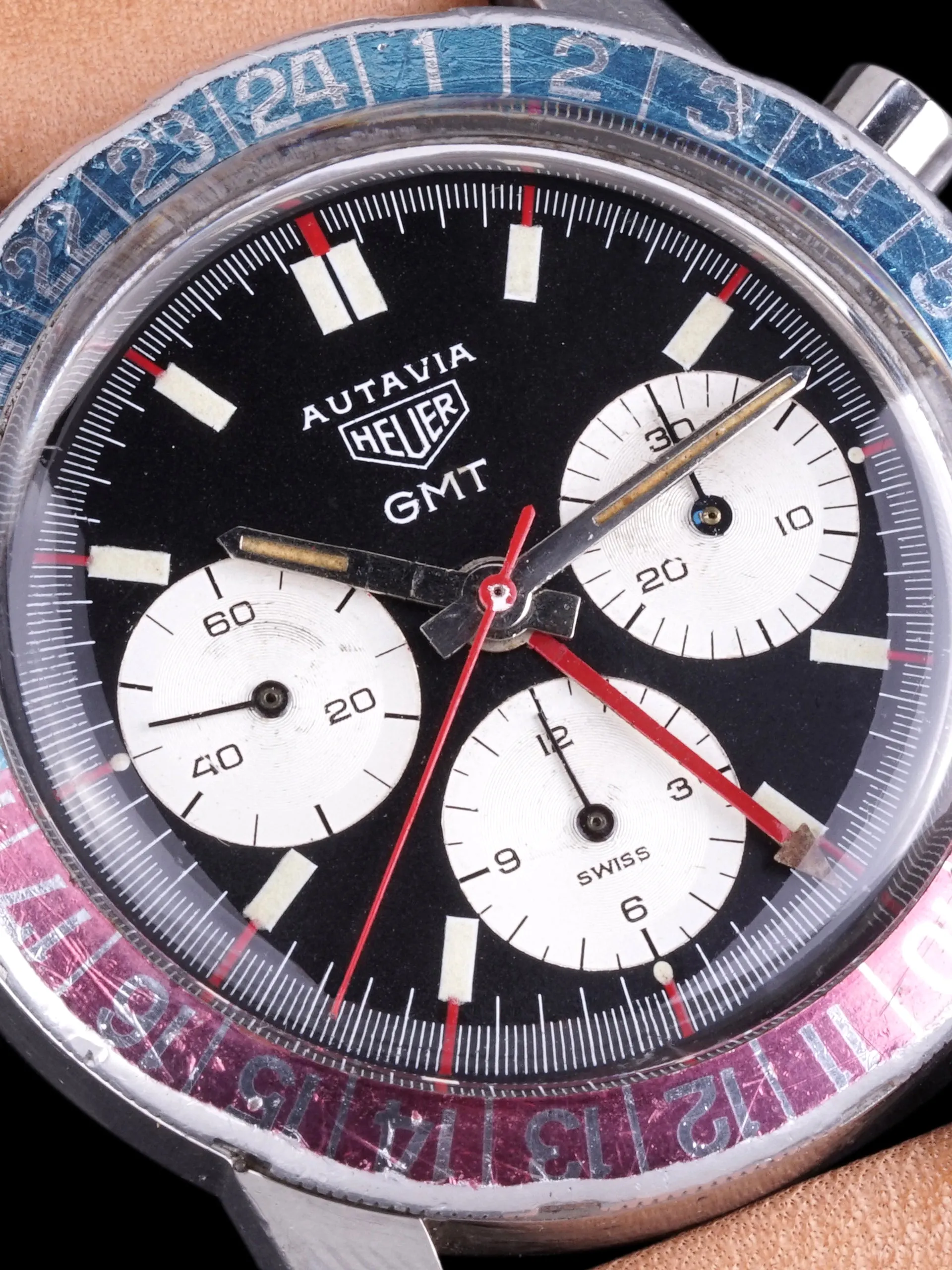 1969 Heuer Autavia GMT (Ref. 2446C) Mk. III