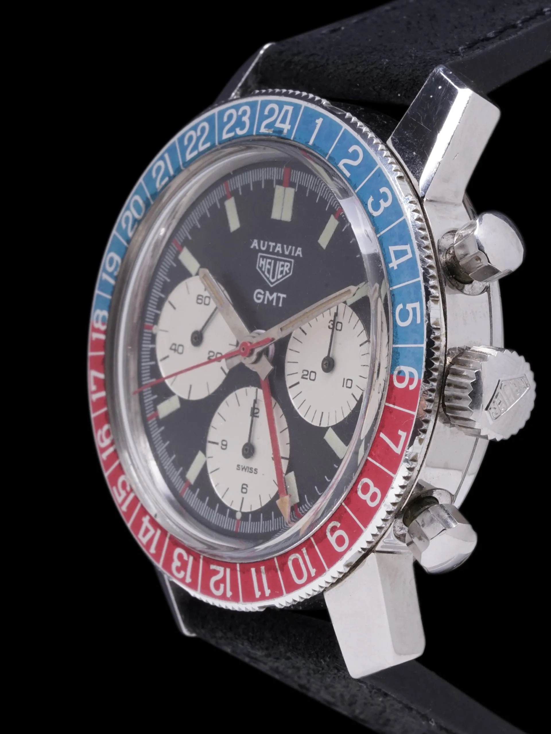 1969 Heuer Autavia GMT (Ref. 2446C) Mk. III