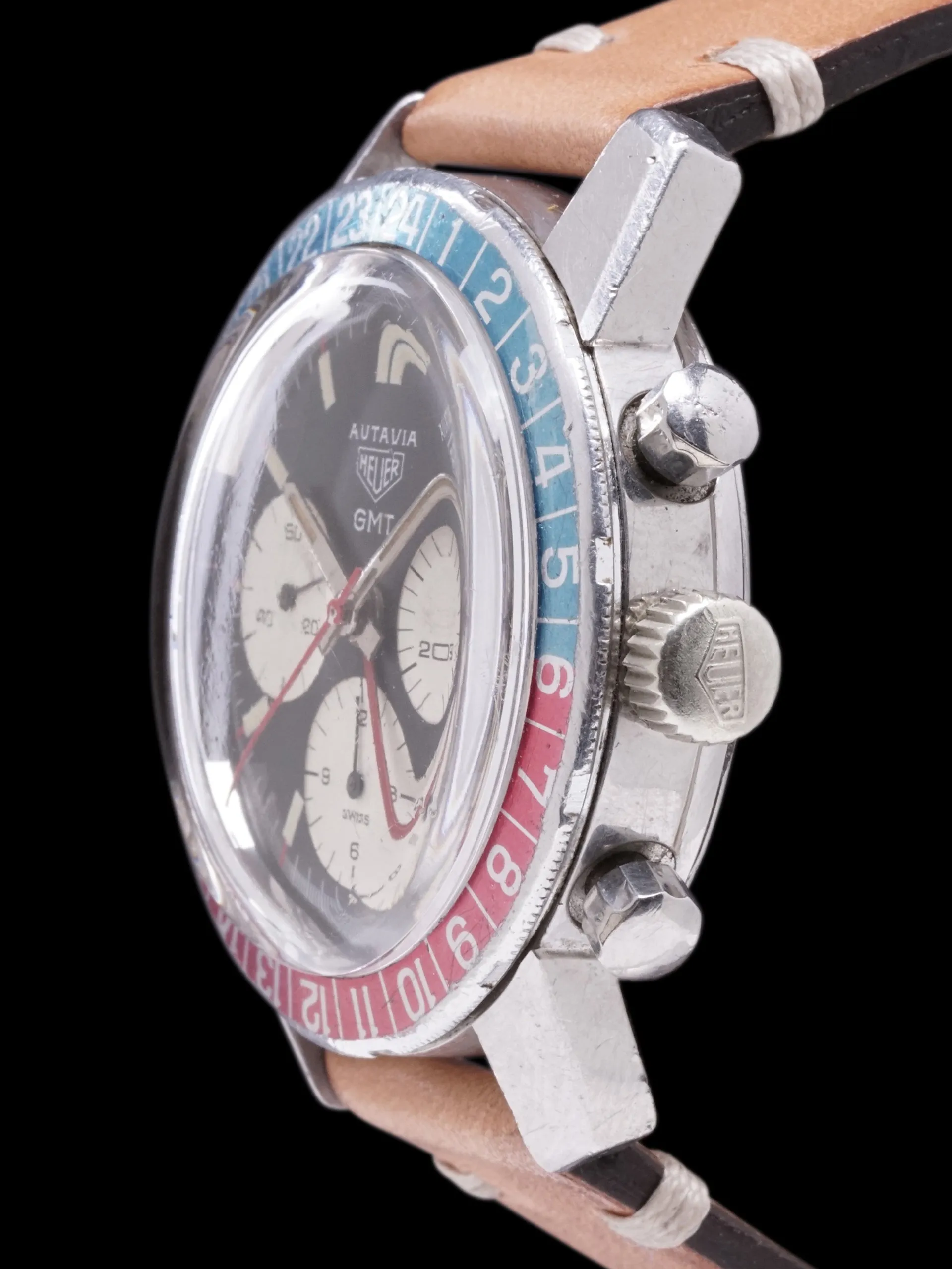 1969 Heuer Autavia GMT (Ref. 2446C) Mk. III