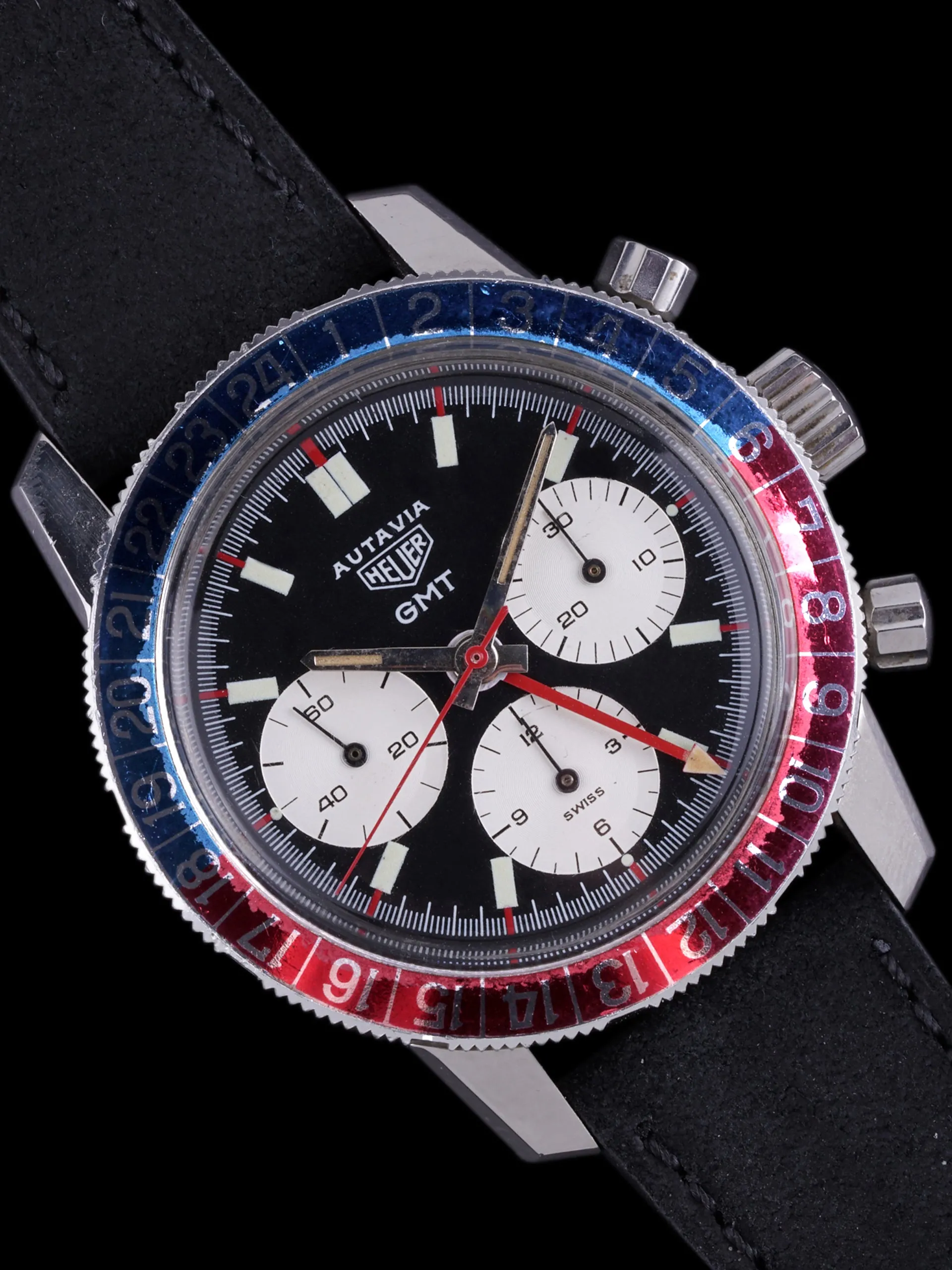 1969 Heuer Autavia GMT (Ref. 2446C) Mk. III