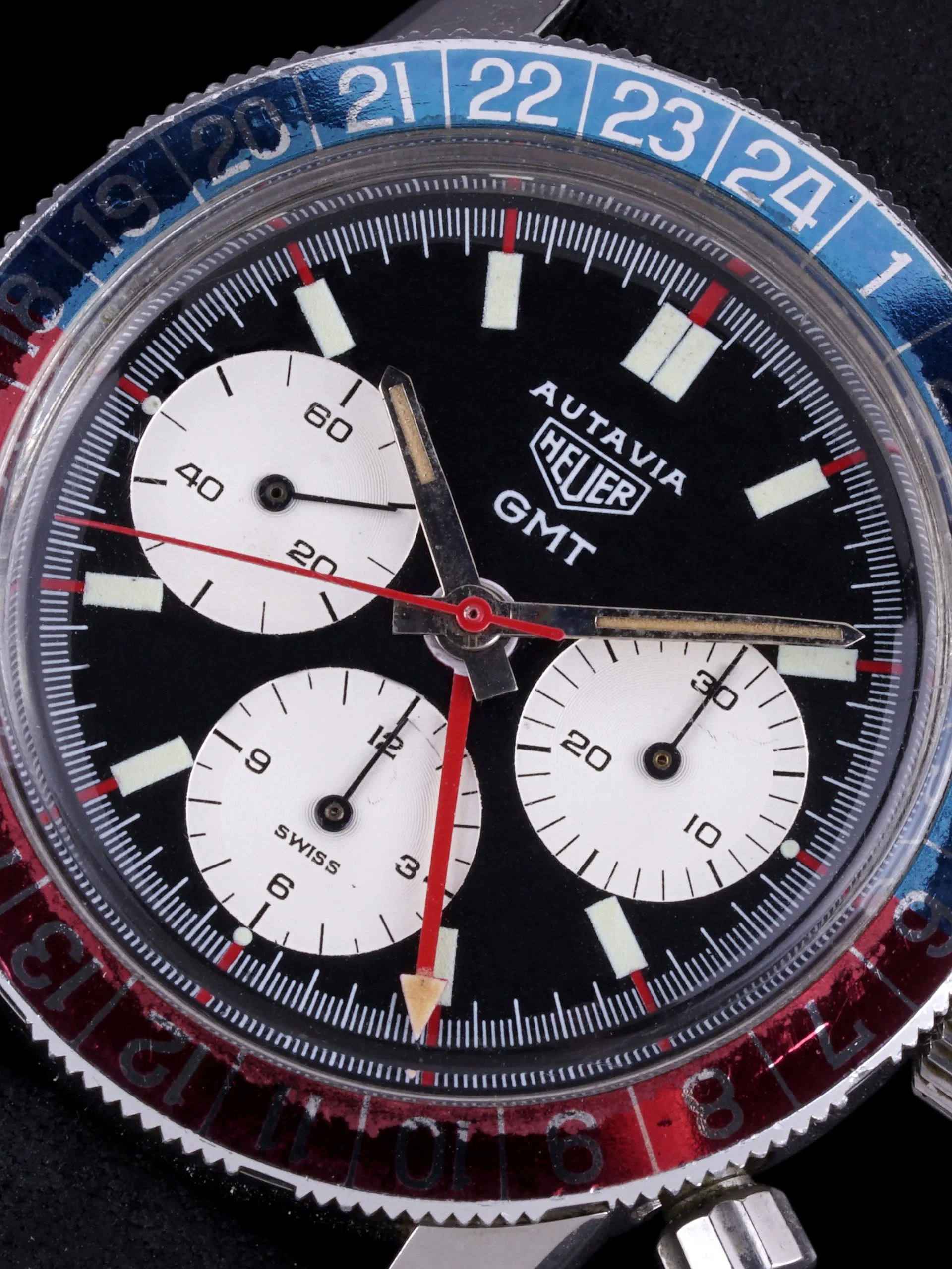 1969 Heuer Autavia GMT (Ref. 2446C) Mk. III