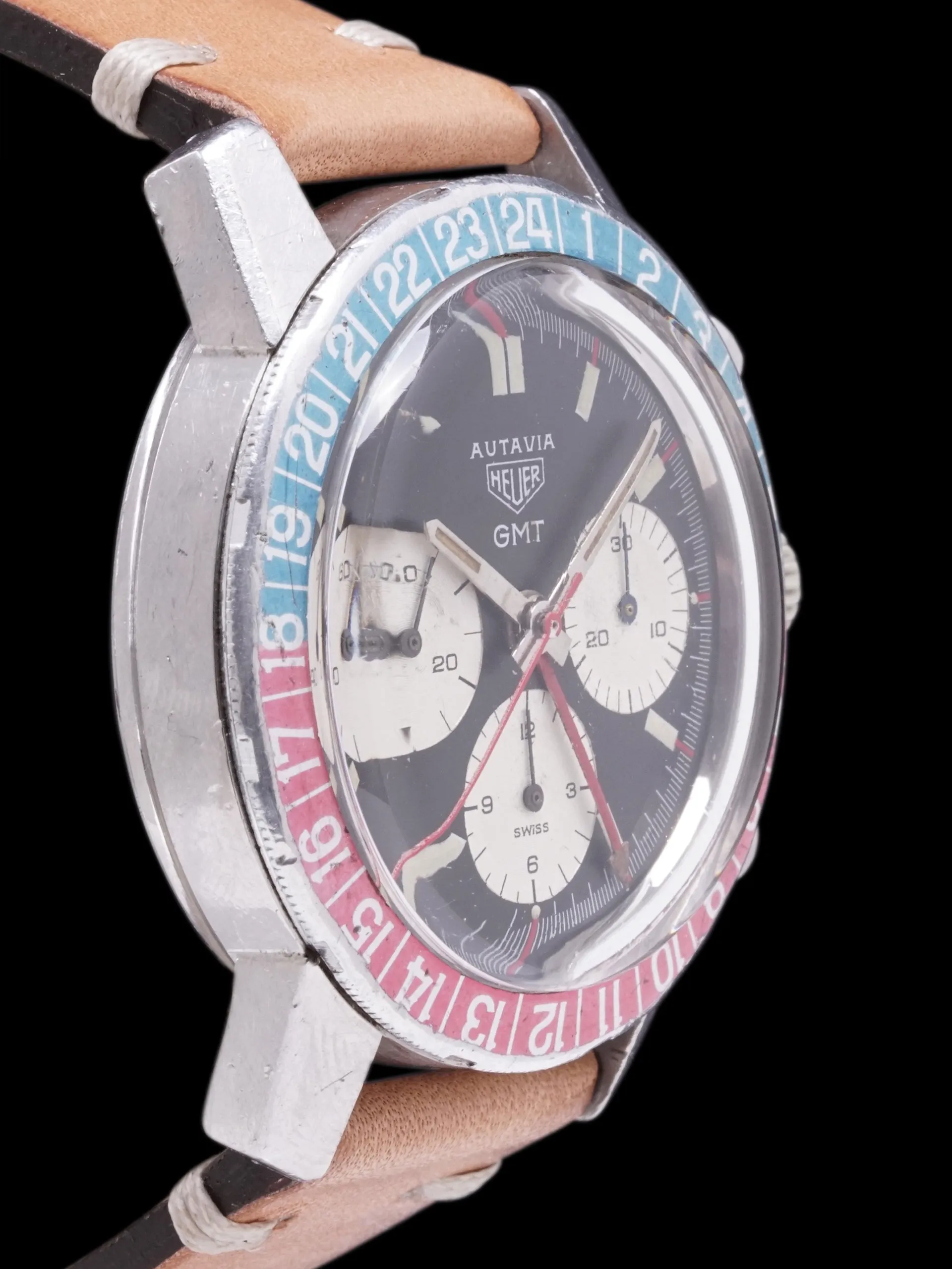 1969 Heuer Autavia GMT (Ref. 2446C) Mk. III