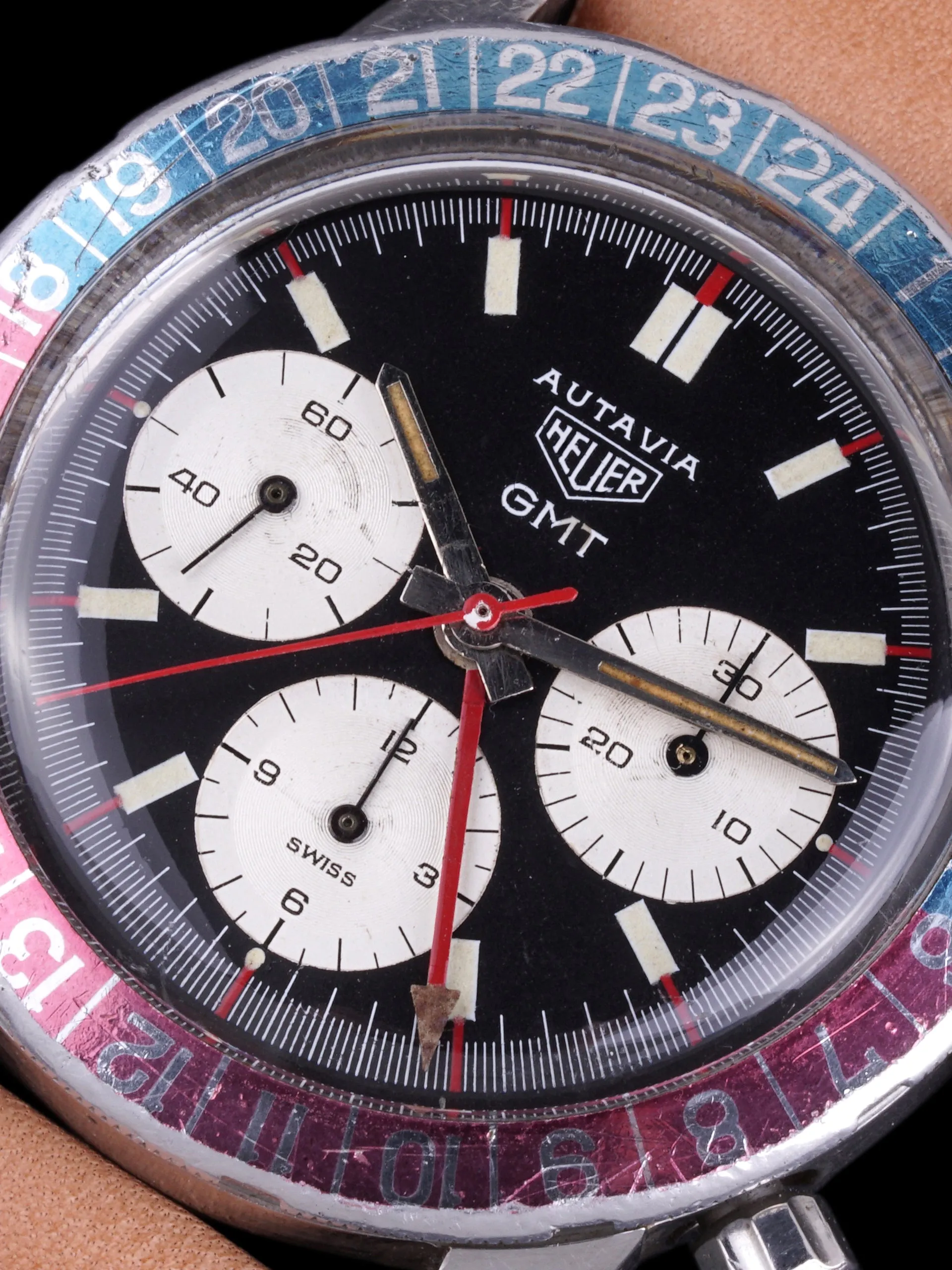 1969 Heuer Autavia GMT (Ref. 2446C) Mk. III
