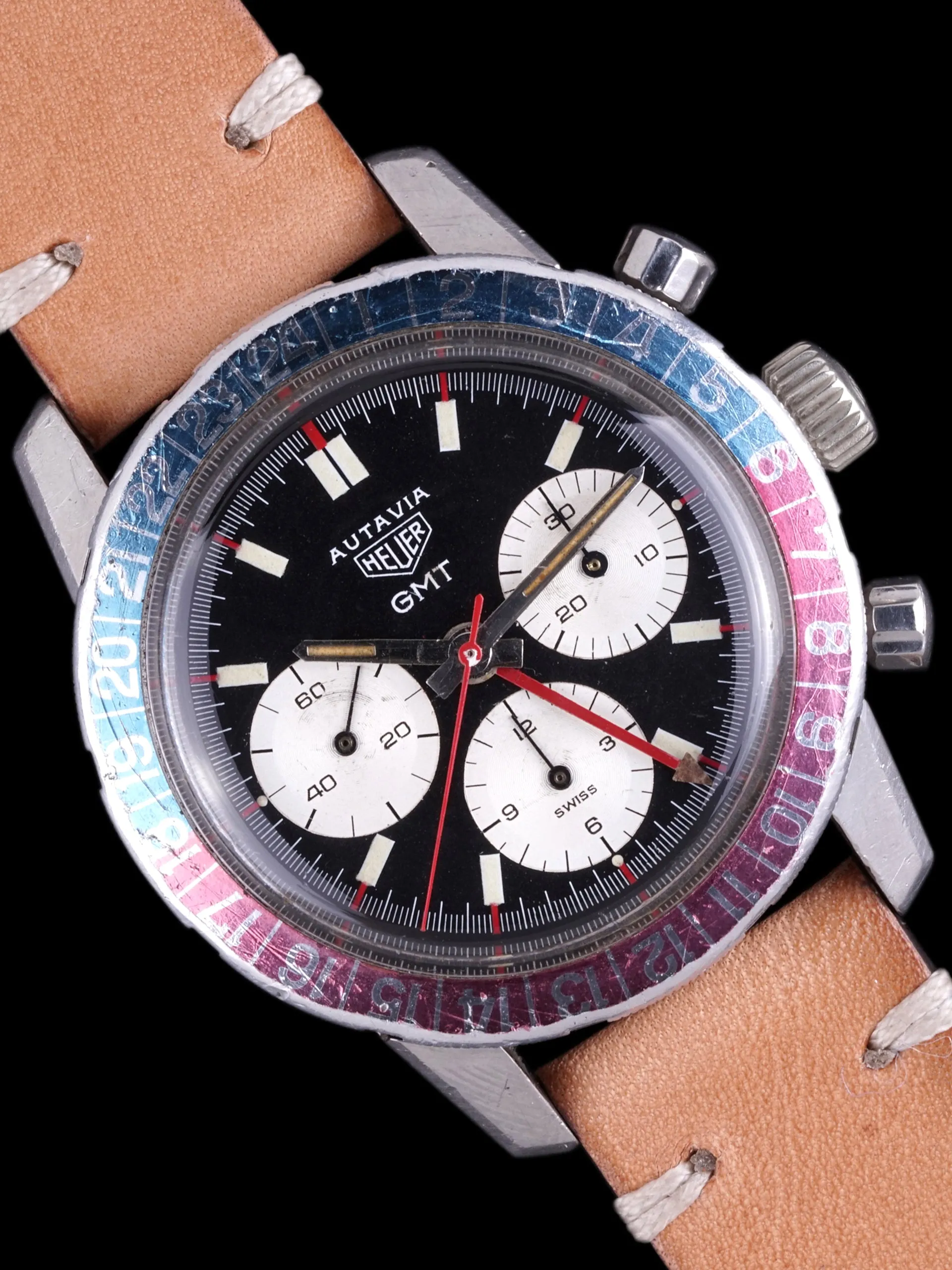 1969 Heuer Autavia GMT (Ref. 2446C) Mk. III