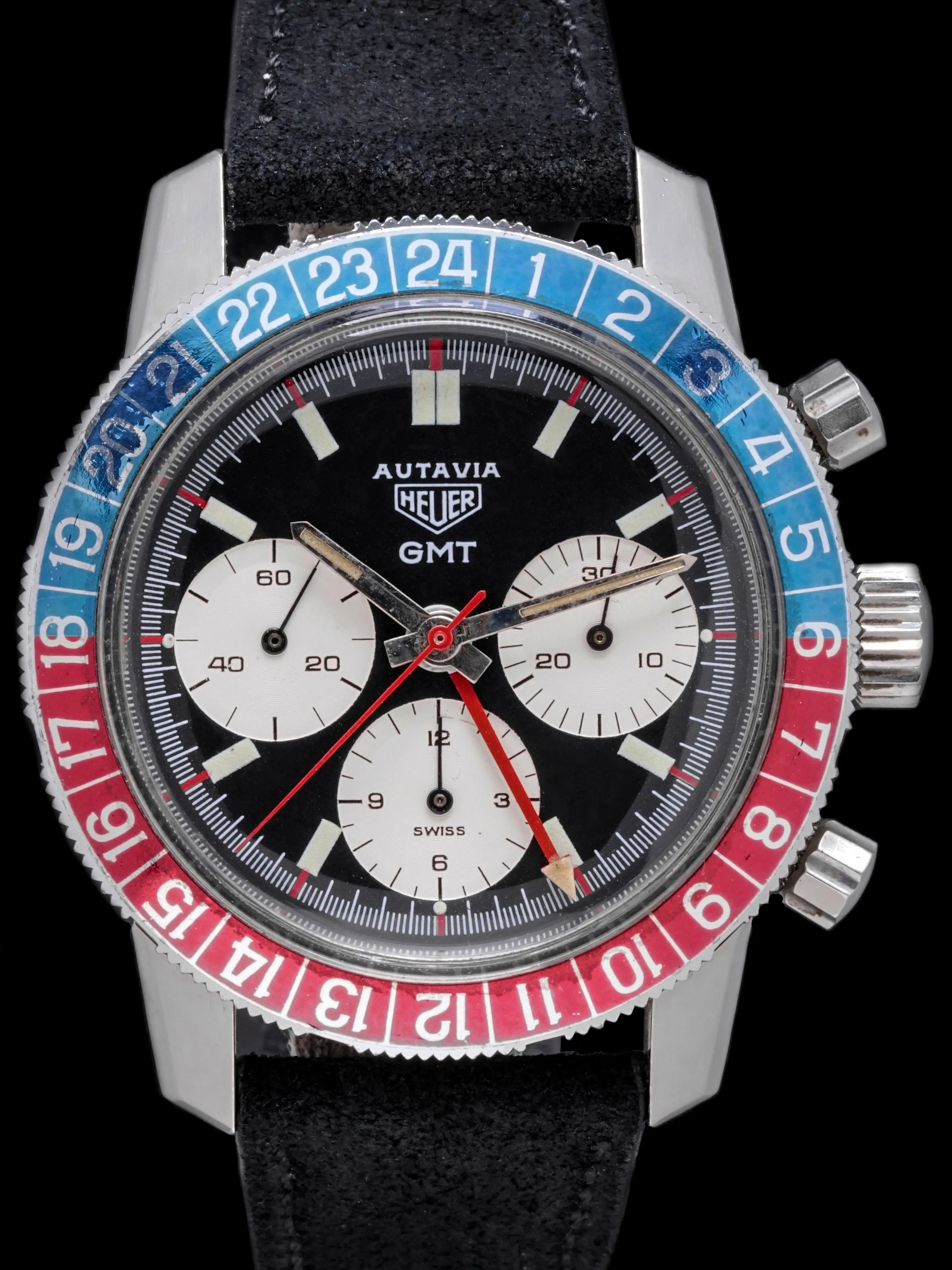 1969 Heuer Autavia GMT (Ref. 2446C) Mk. III