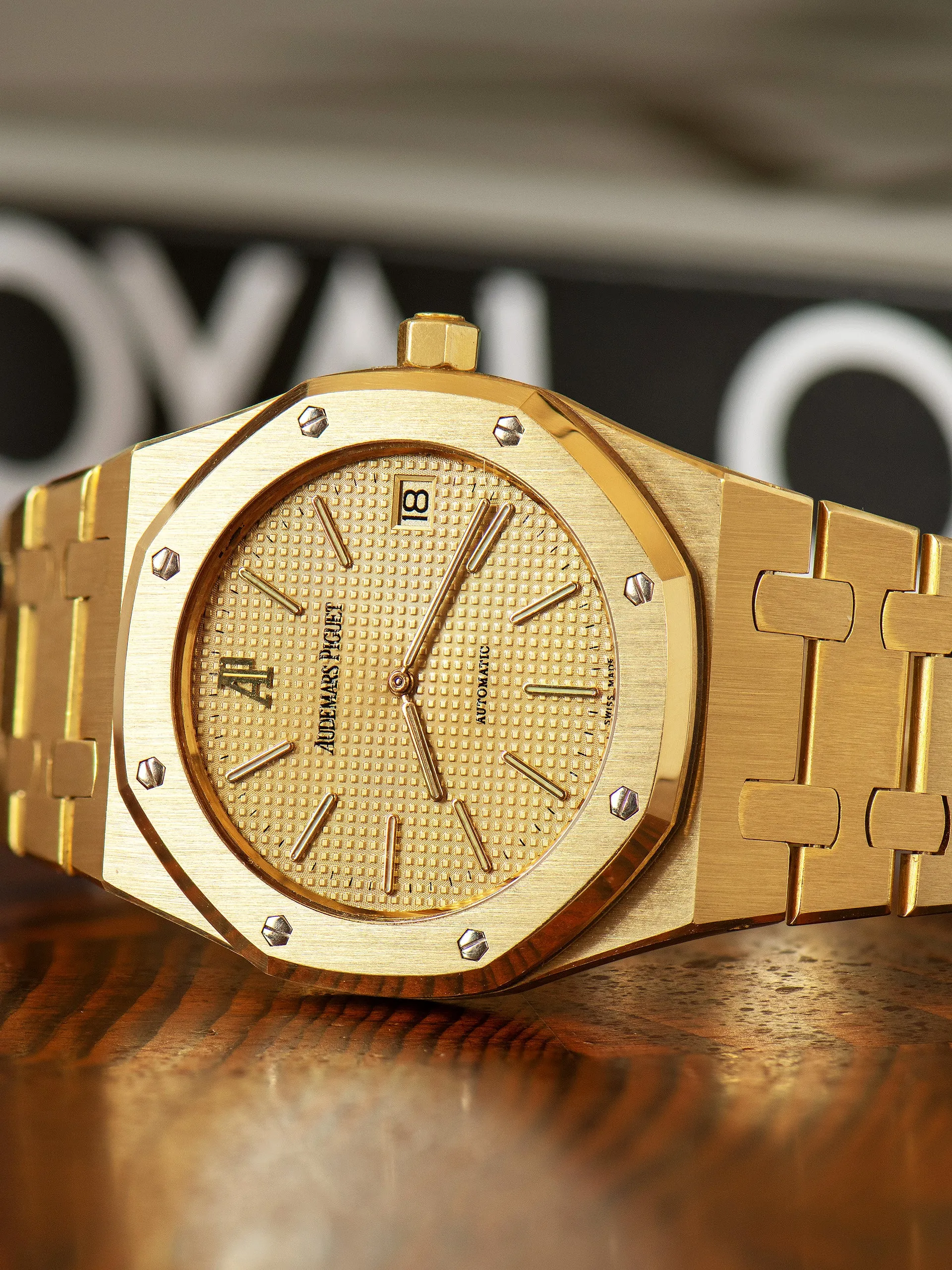 1970s Audemars Piguet Royal Oak 18K YG (Ref. 5402BA) Champagne Dial W/ Box