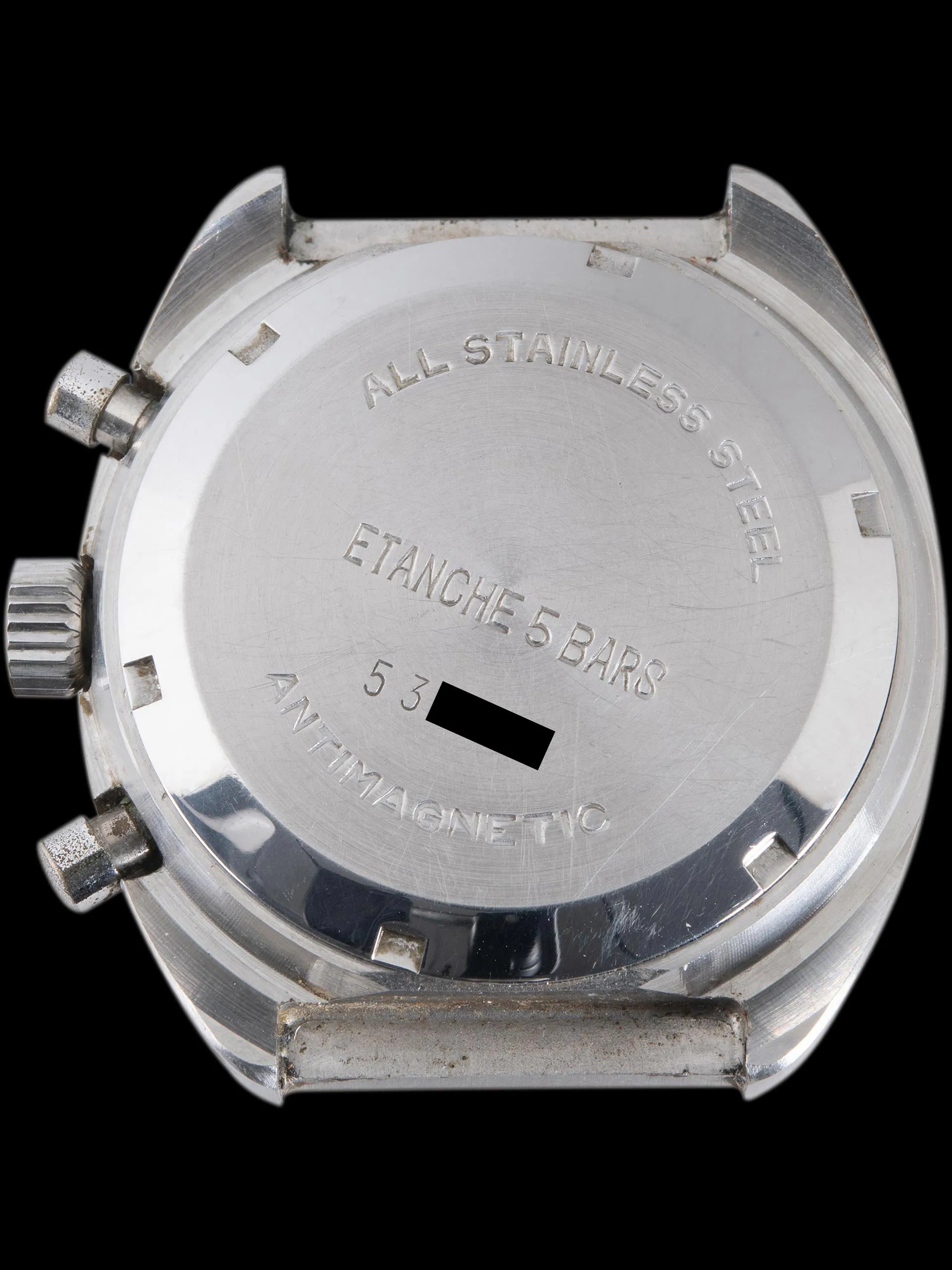 1970s Heuer Chronograph (Ref. 1614) "Ebauche Swiss" Dial
