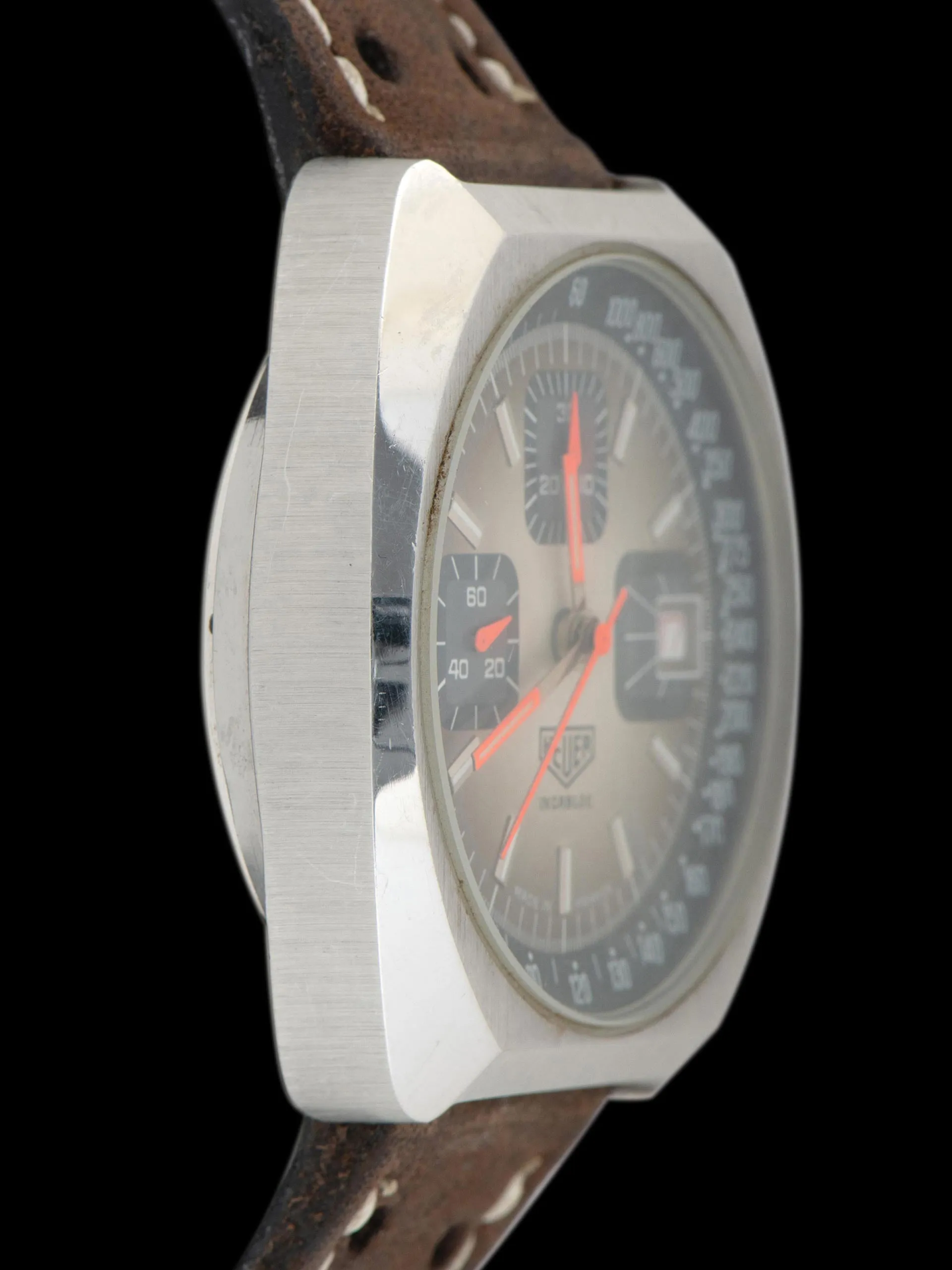 1970s Heuer Chronograph (Ref. 1614) Valjoux Cal. 7765 "Made in France"