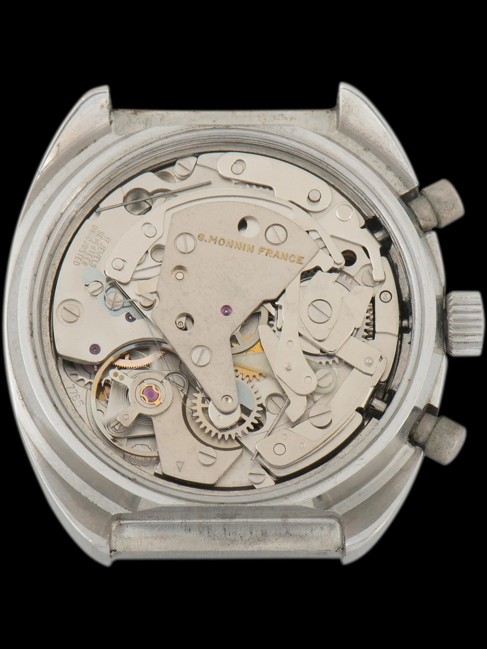 1970s Heuer Chronograph (Ref. 1614) Valjoux Cal. 7765 "Made in France"