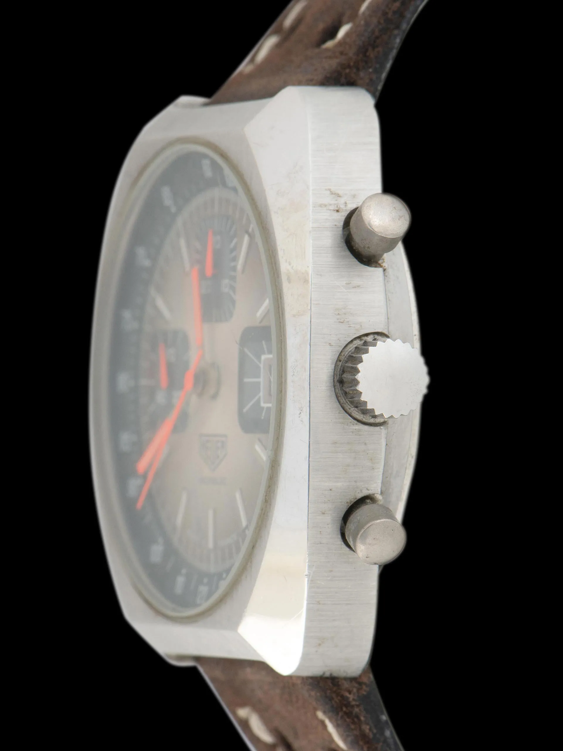 1970s Heuer Chronograph (Ref. 1614) Valjoux Cal. 7765 "Made in France"