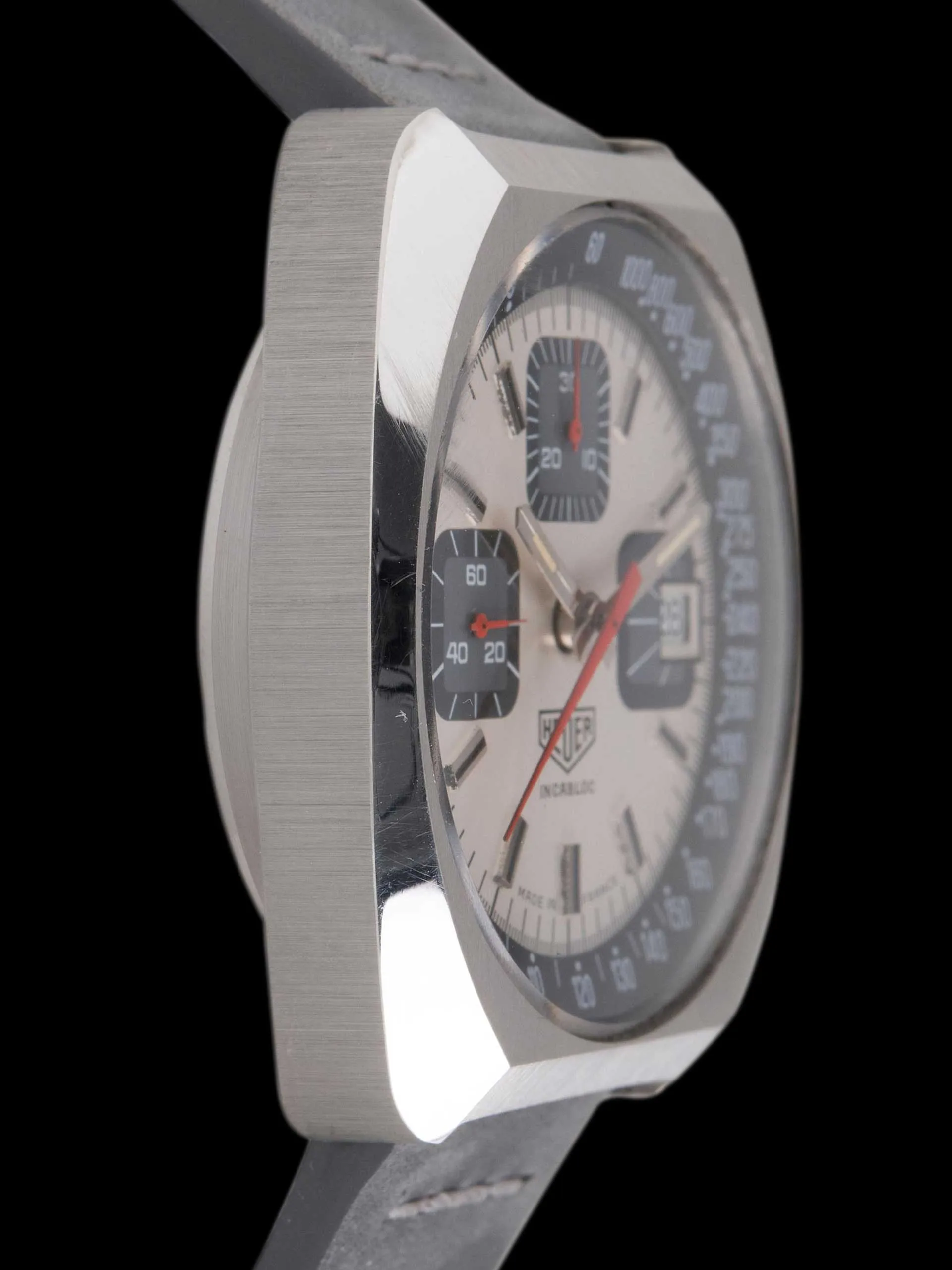 1970s Heuer Chronograph (Ref. 1614) Valjoux Cal. 7765 "Made in France"