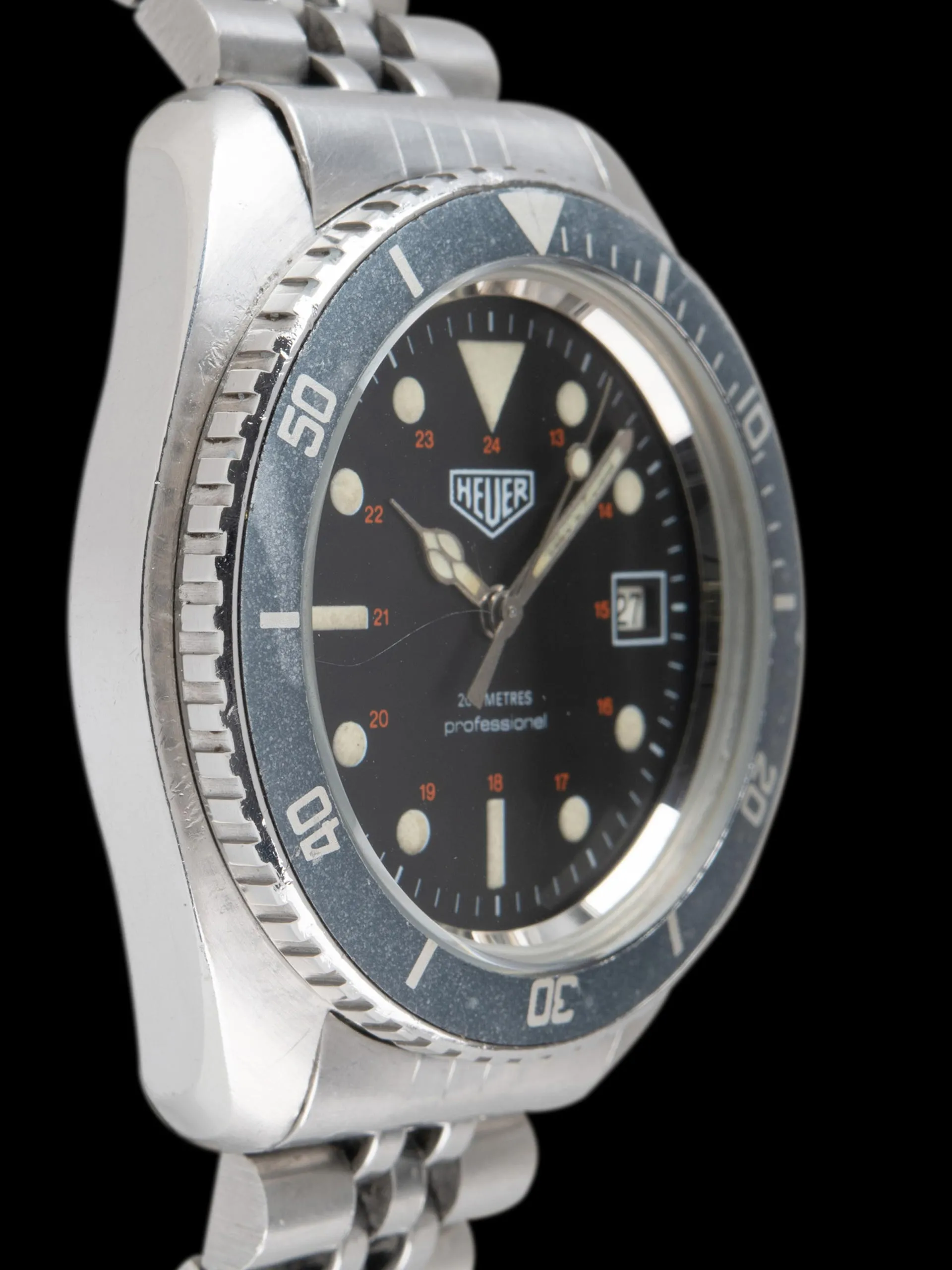 1970s Heuer Professional Diver (Ref. 844) Mk I "Monnin"