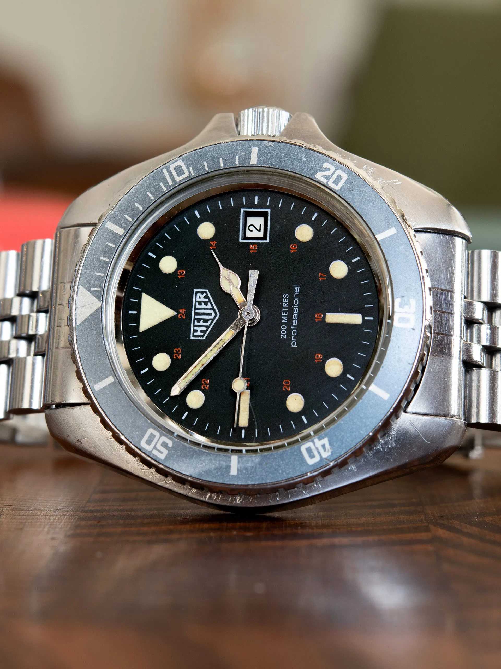 1970s Heuer Professional Diver (Ref. 844) Mk I "Monnin"