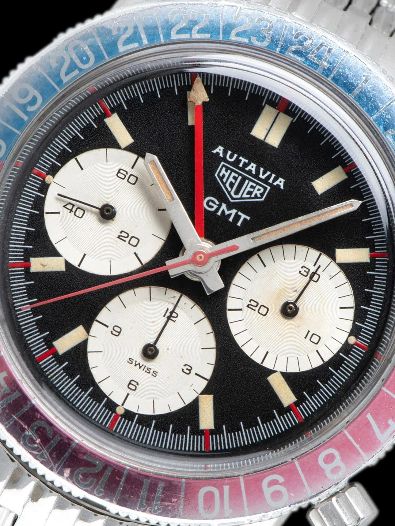 1972 Heuer Autavia GMT (Ref. 2446C) Mk. III