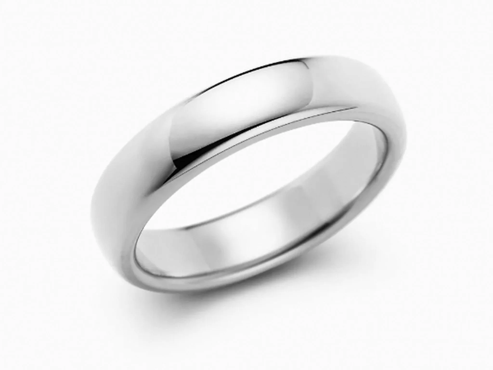 1999 Tiffany & Co. Forever Wedding Band Ring Platinum 4.5 mm, size 11.25