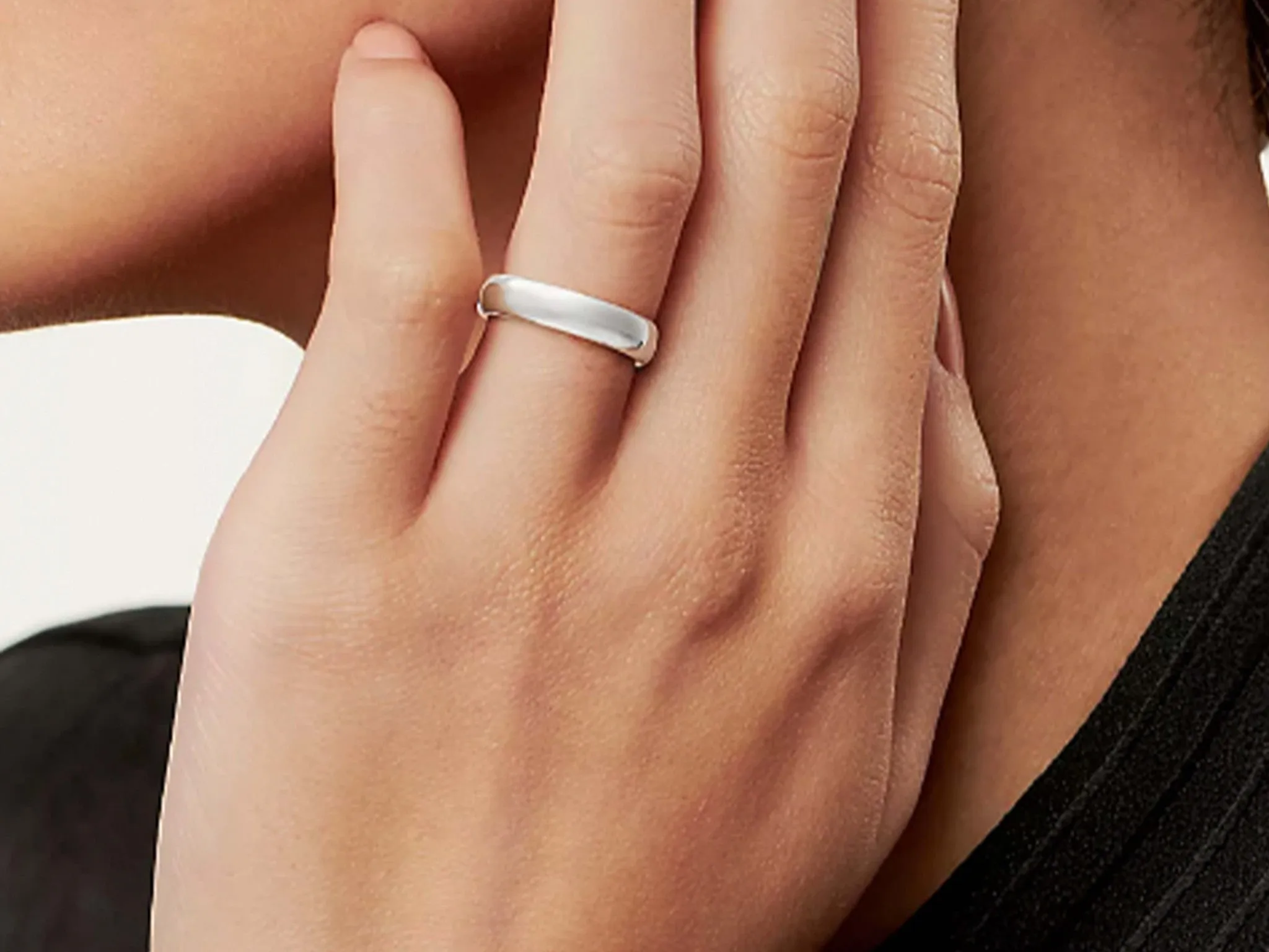 1999 Tiffany & Co. Forever Wedding Band Ring Platinum 4.5 mm, size 11.25
