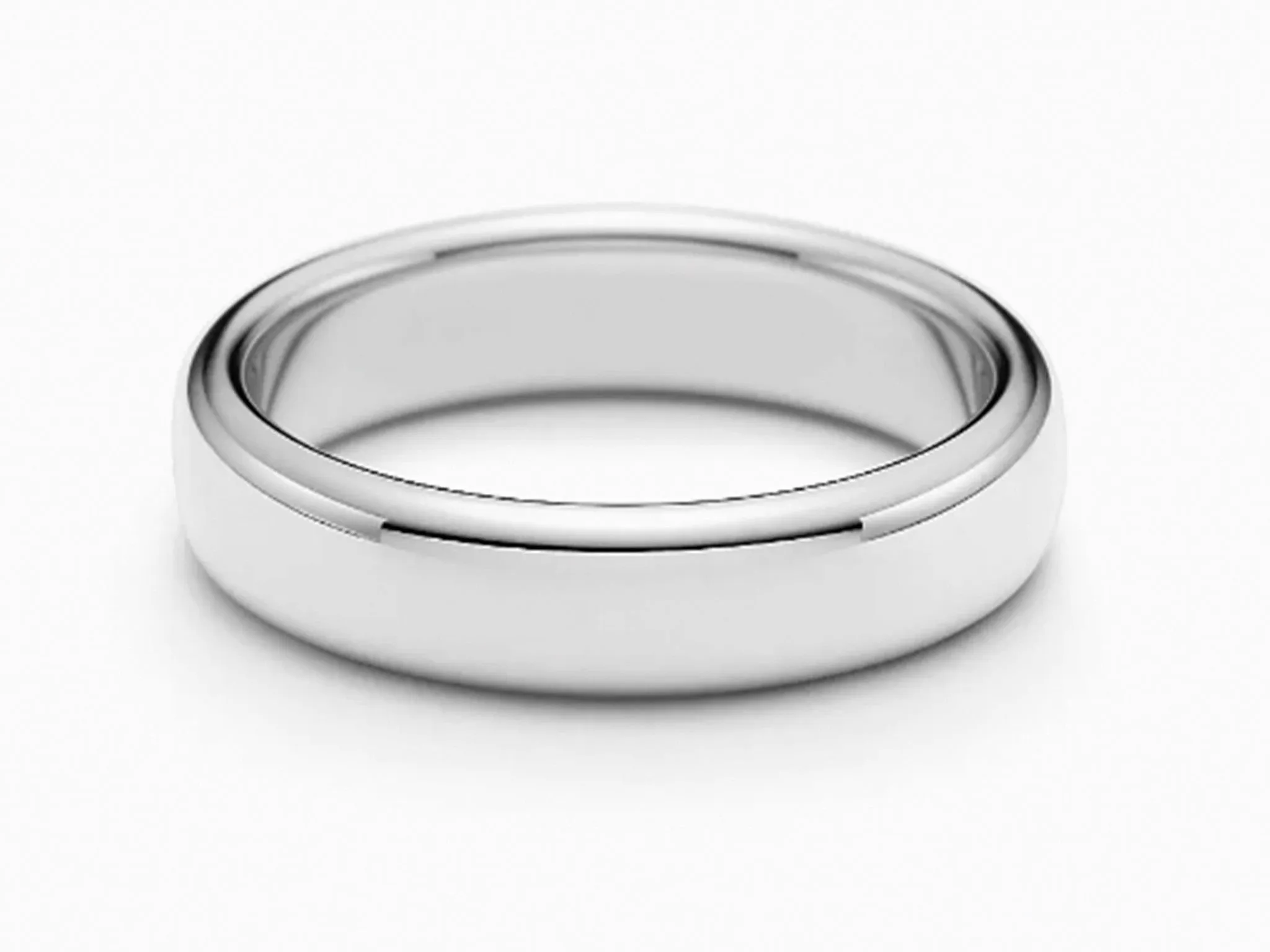 1999 Tiffany & Co. Forever Wedding Band Ring Platinum 4.5 mm, size 11.25
