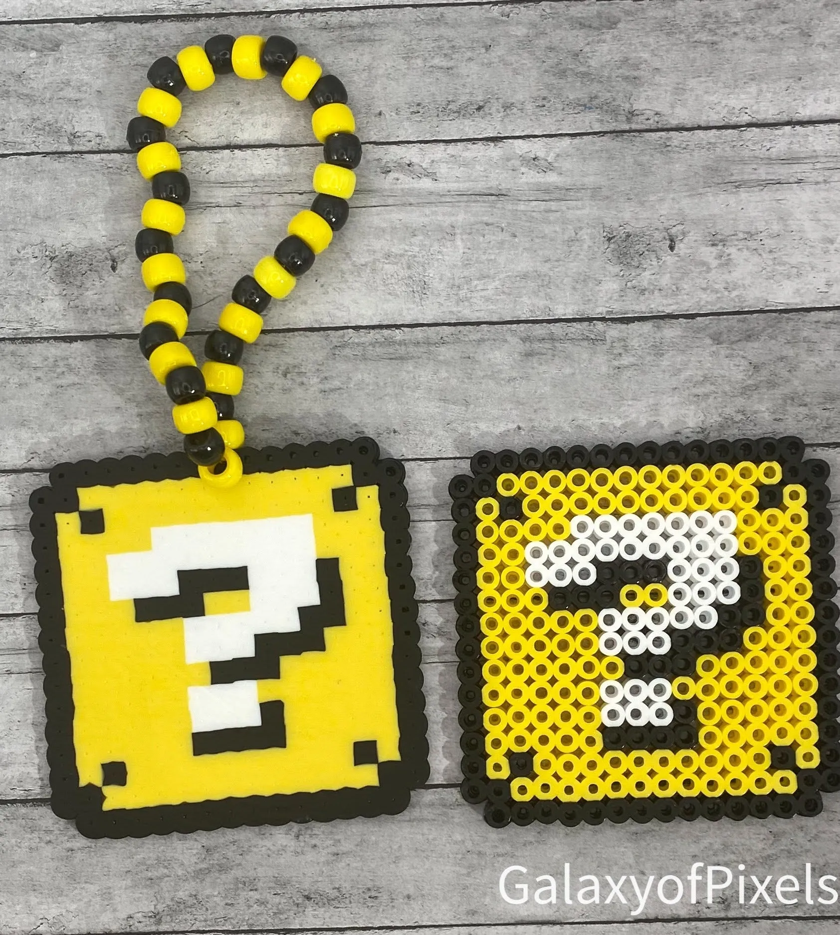 3 Mario Themed Kandi Bracelets, Perler Jewelry, Artkal, Kandi, Rave Jewelry, Festival Jewelry, Pony Beads, Kandi Beads, Perler Art