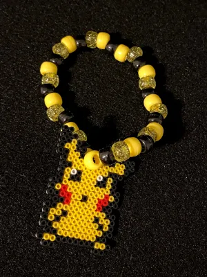 4 Kandi Bracelets, Inspired, Perler Jewelry, Artkal, Kandi, Rave Jewelry, Festival Jewelry, Party, Kandi Beads, Perler Art