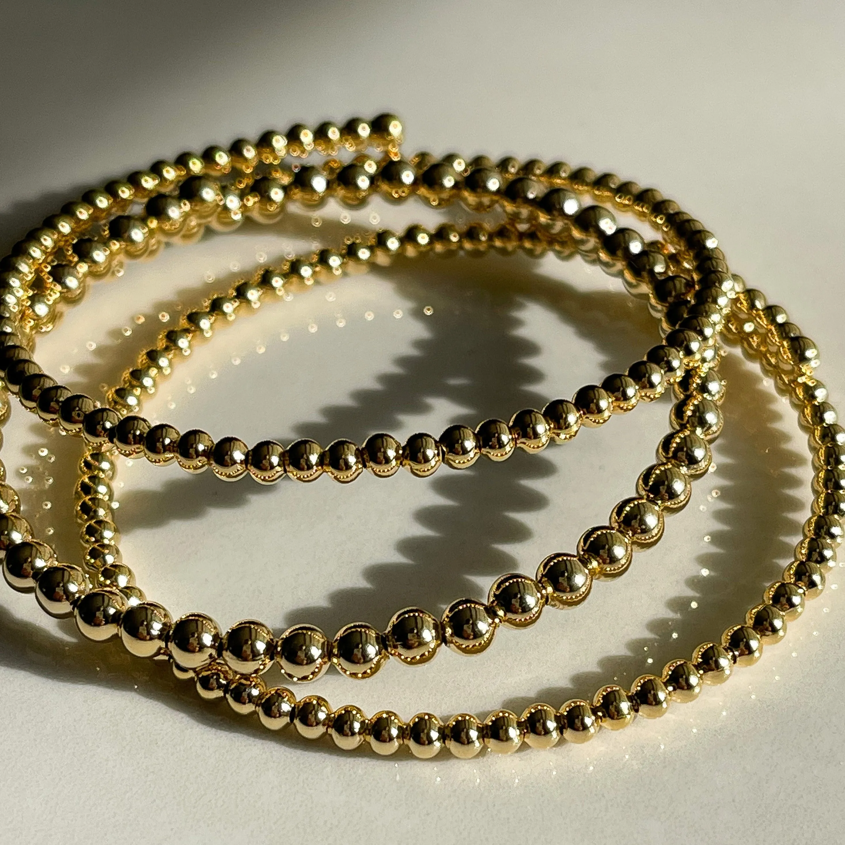 Abby Bauble Wrap Bracelet | Stack of 3