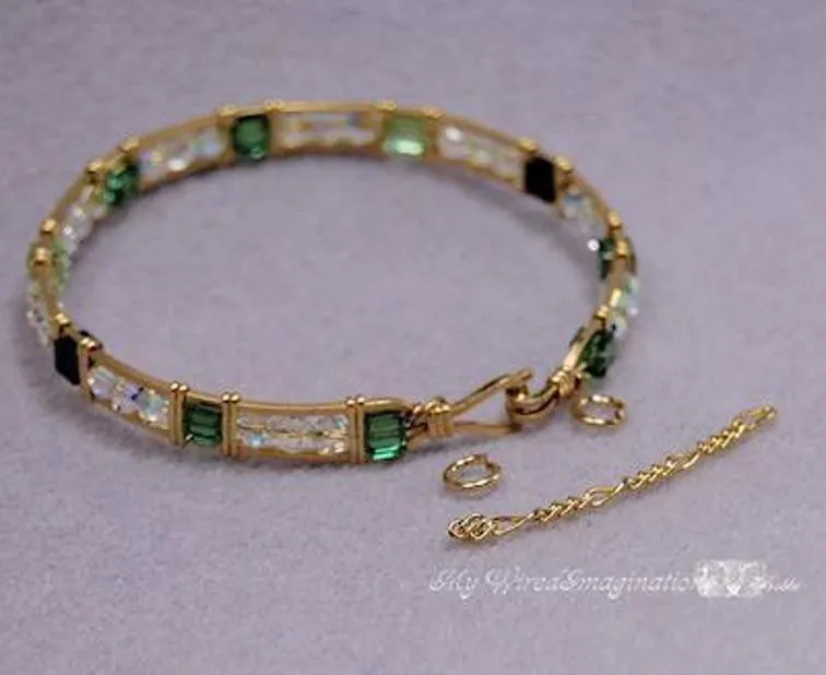 Adding Safety Chain 2, Free Wire Wrapping Jewelry Tutorial