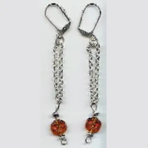 Amber Drops Earrings (special order - sold out)