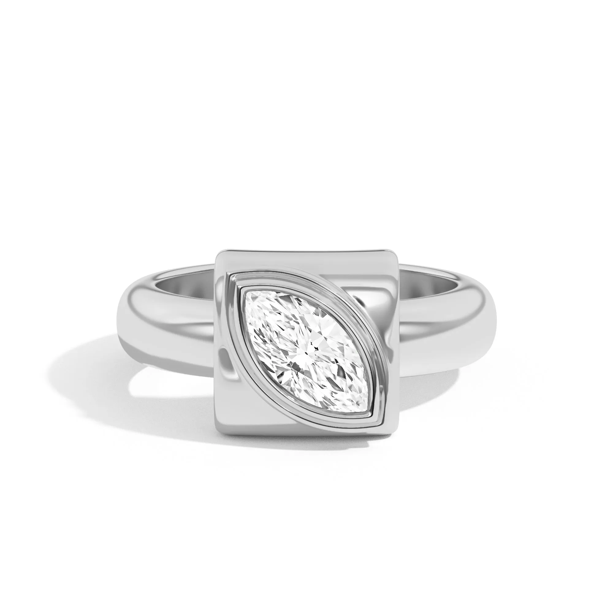 Ando Marquise Bezel Wrap Ring