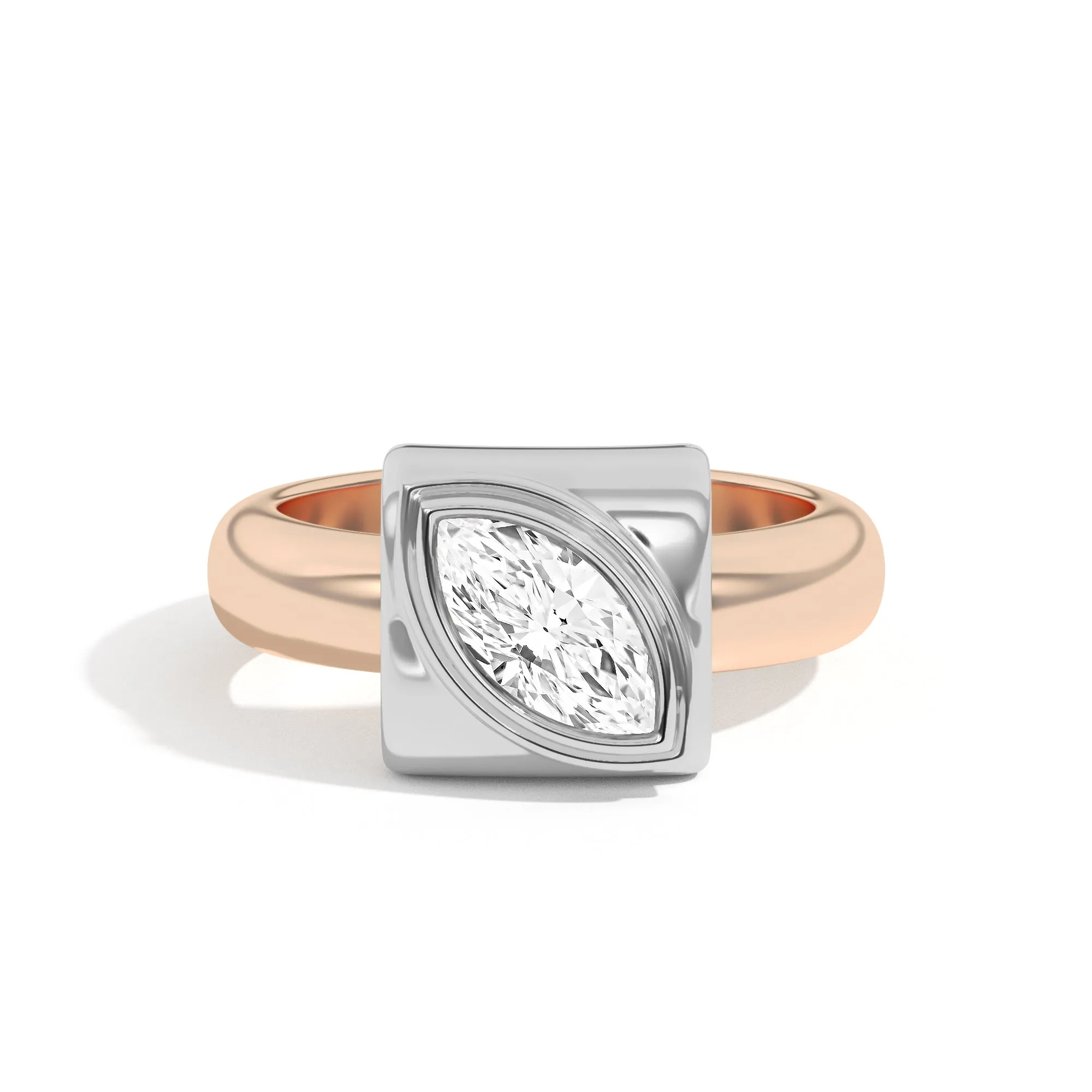 Ando Marquise Bezel Wrap Ring