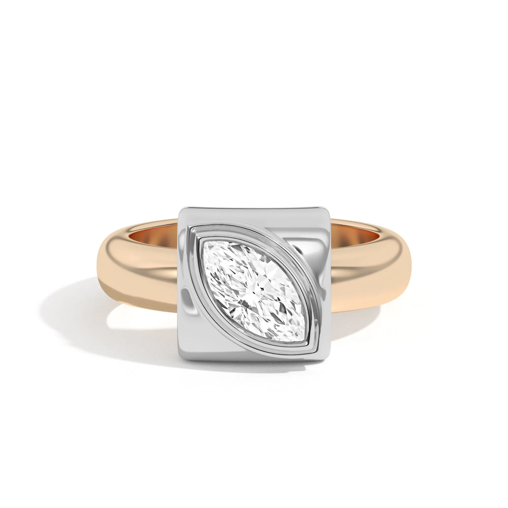 Ando Marquise Bezel Wrap Ring