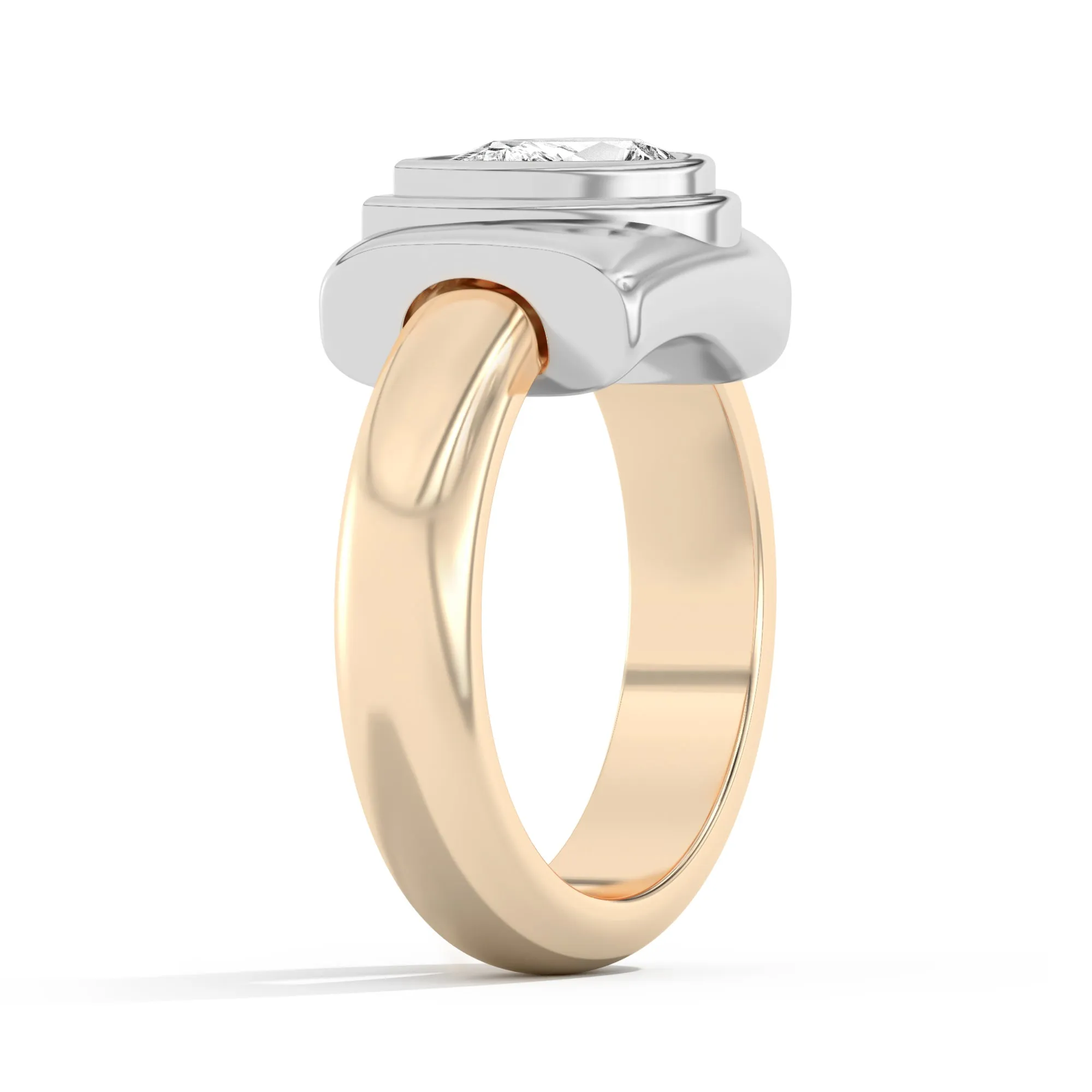 Ando Pear Bezel Wrap Ring