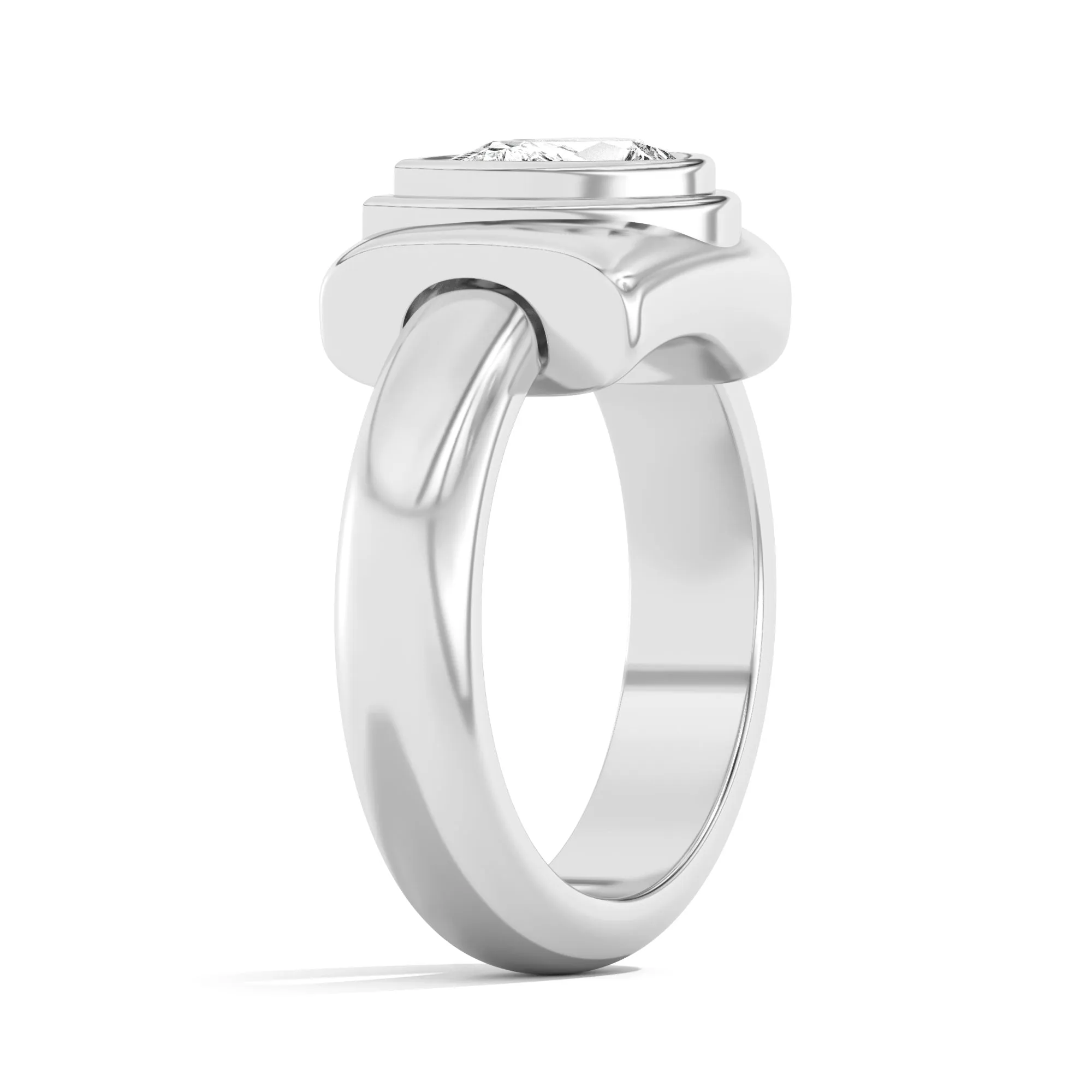 Ando Pear Bezel Wrap Ring